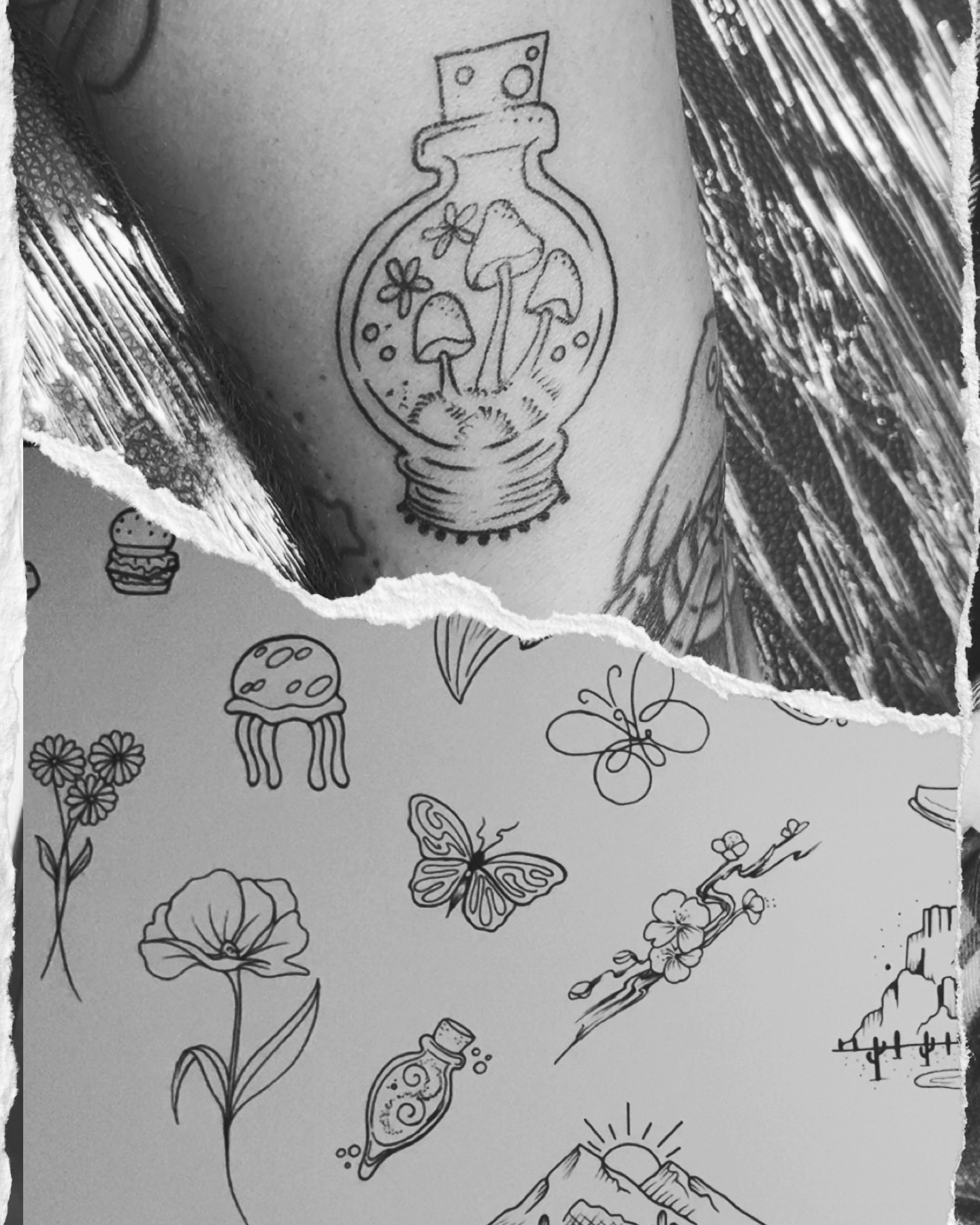 Tattoo by @angiestattoosaz — black_and_grey