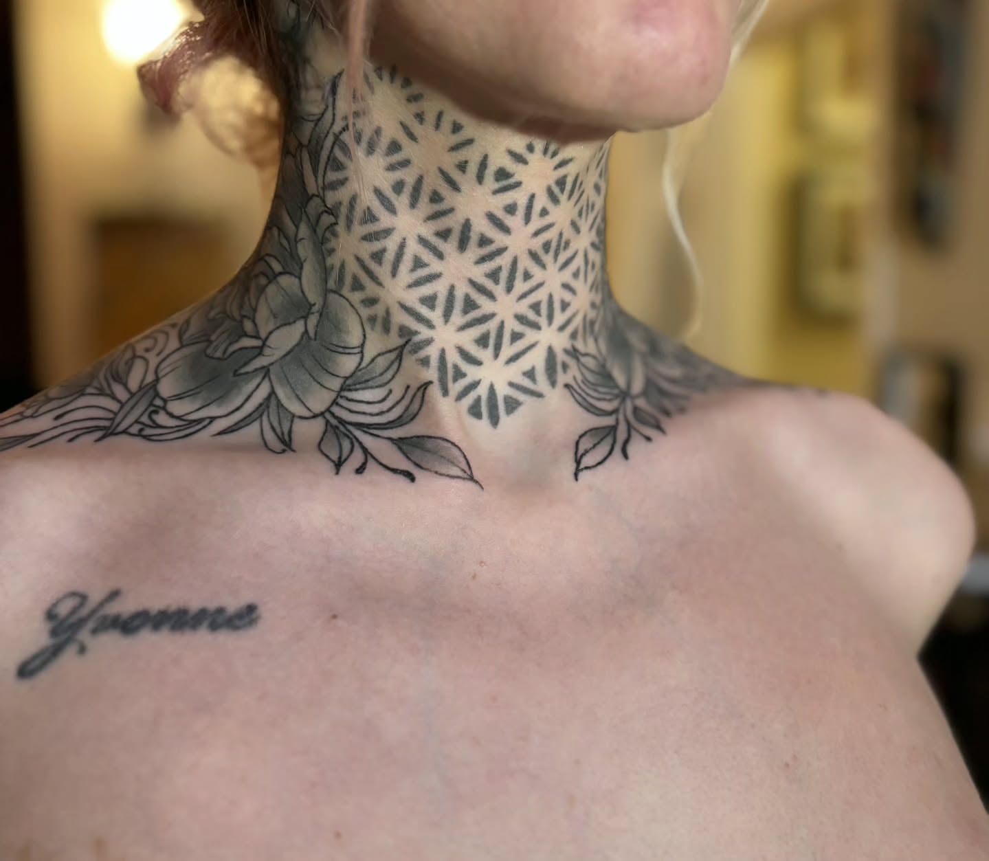 Tattoo by @inkbyrobyn — geometric