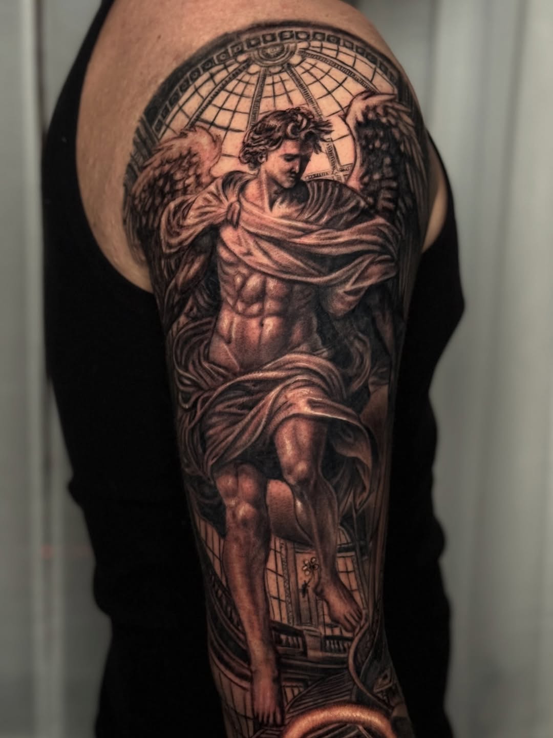 Tattoo by @luees___ — realism, black_and_grey