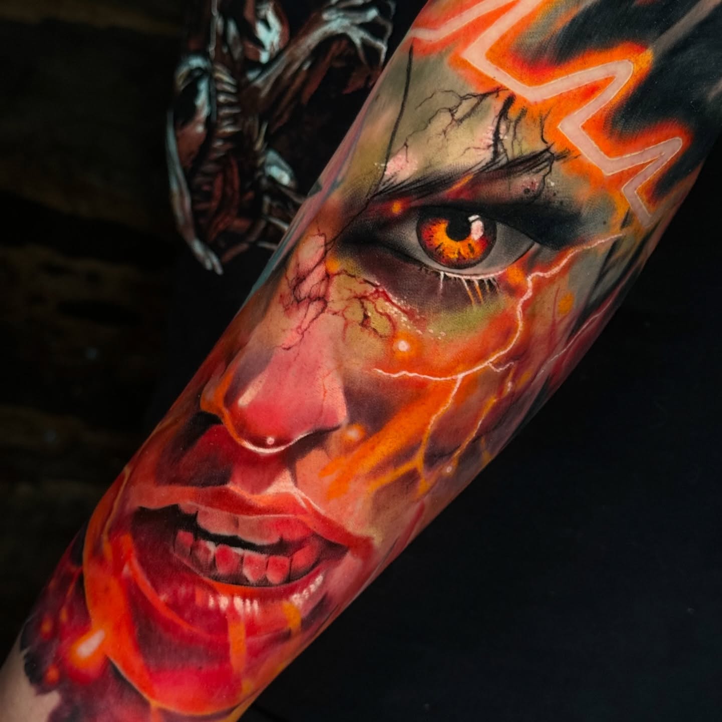 Tattoo by @molinatattoo — dark_realism