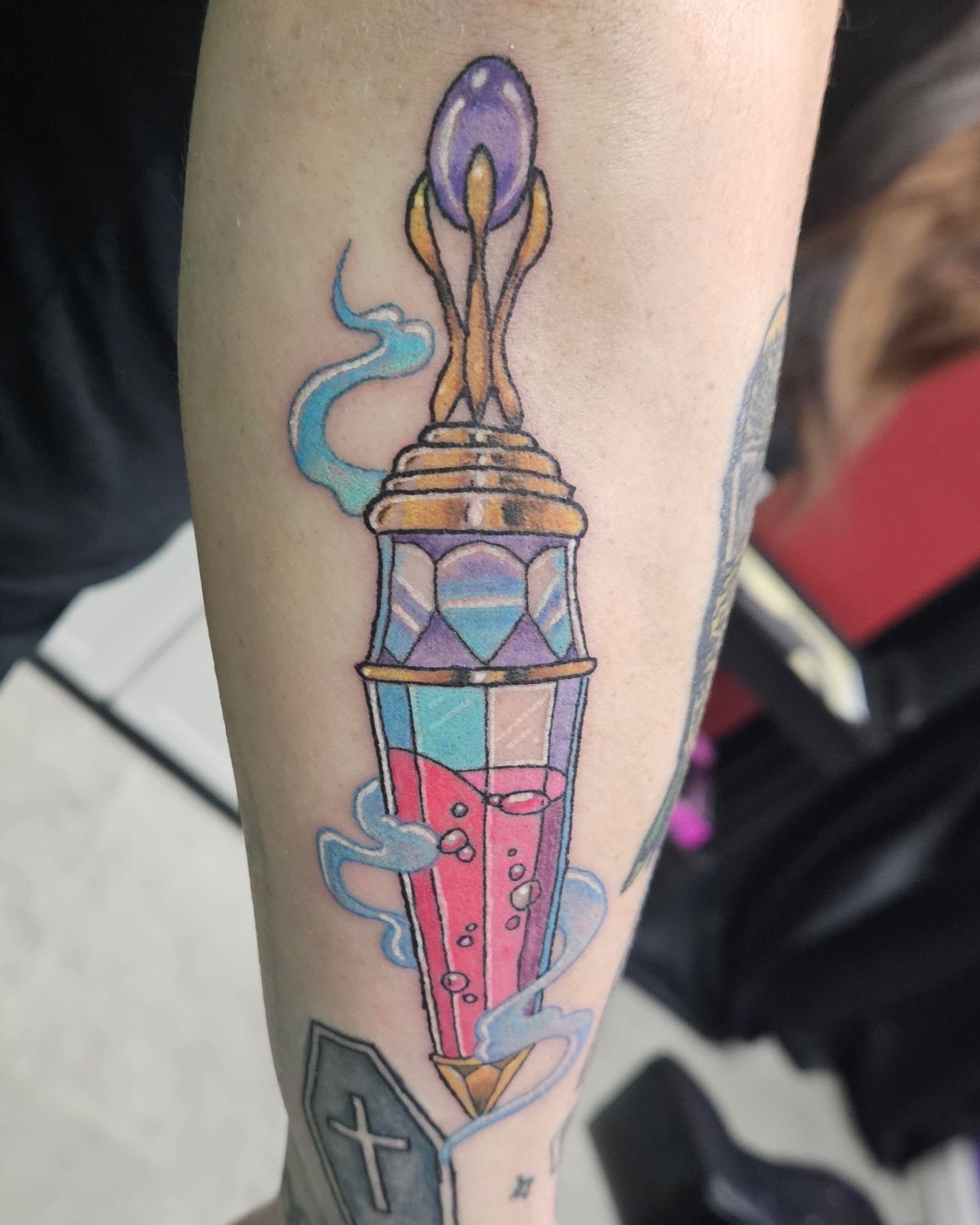 Tattoo by @angrygnometattoo — new_school