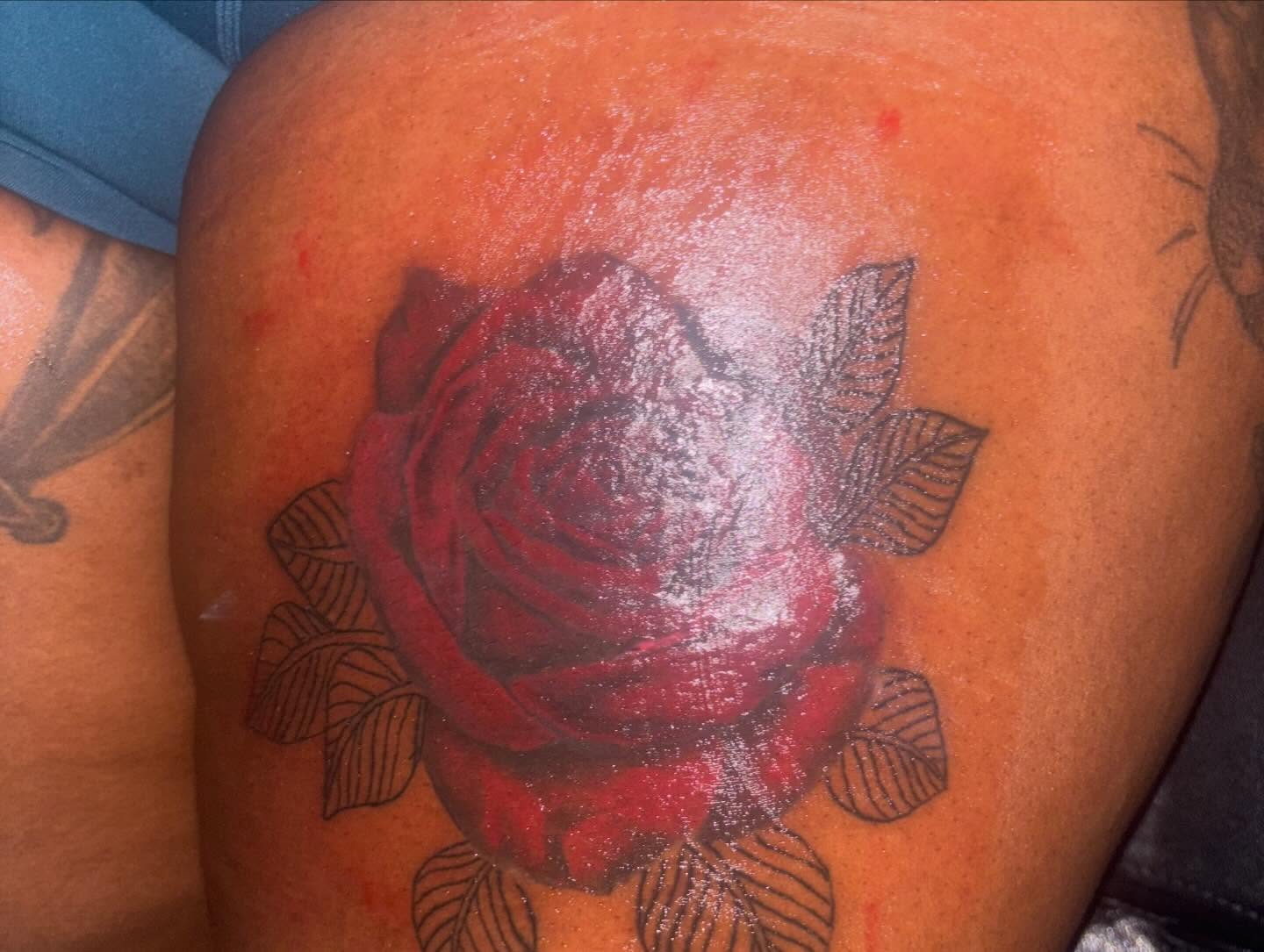Tattoo by @richmetre_ — black_and_grey