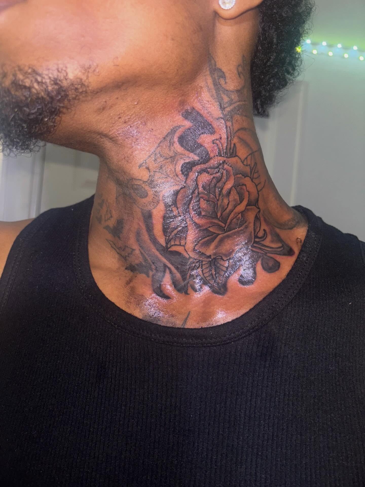Tattoo by @richmetre_ — black_and_grey