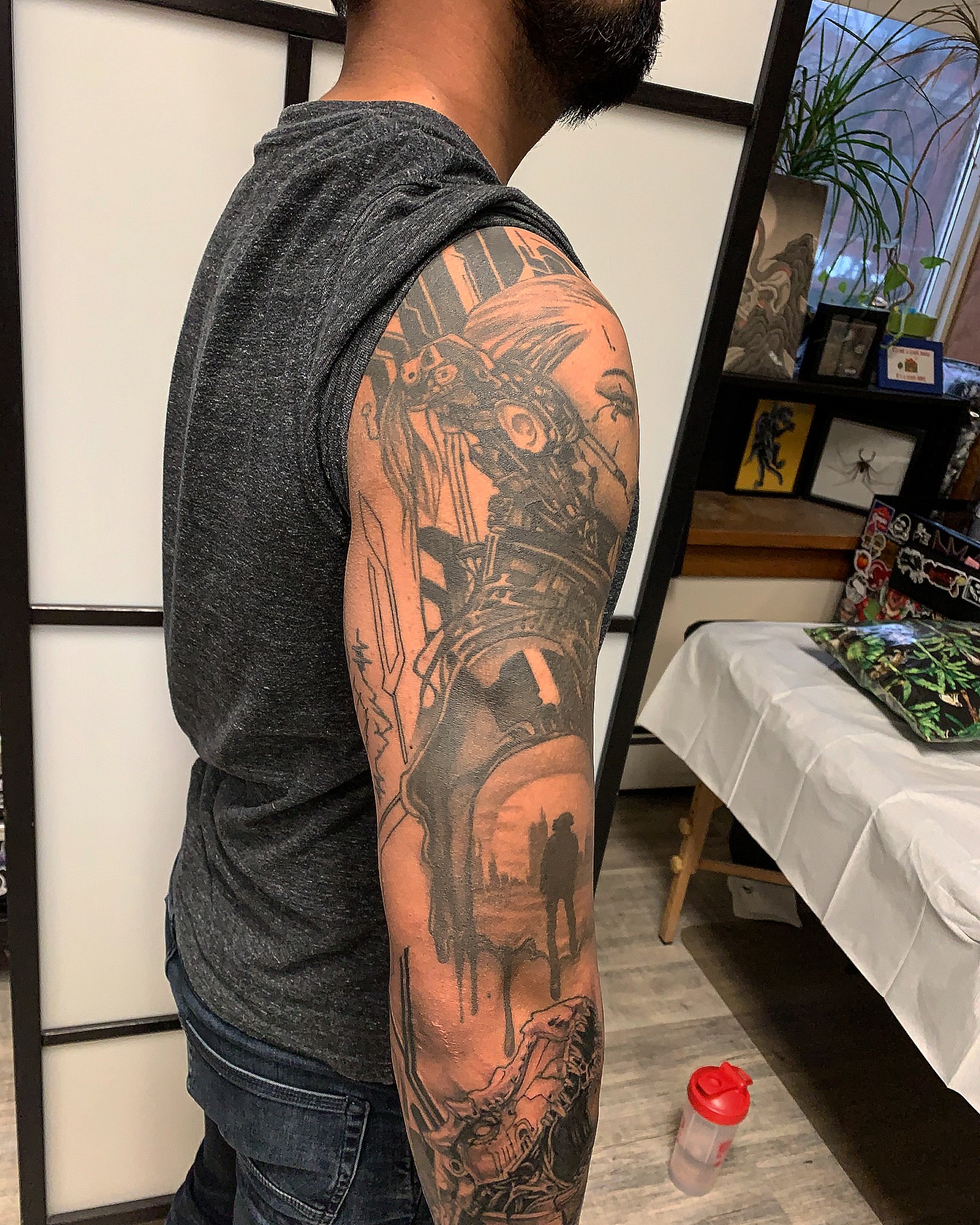 Tattoo by @macplanttattoos — dark_realism