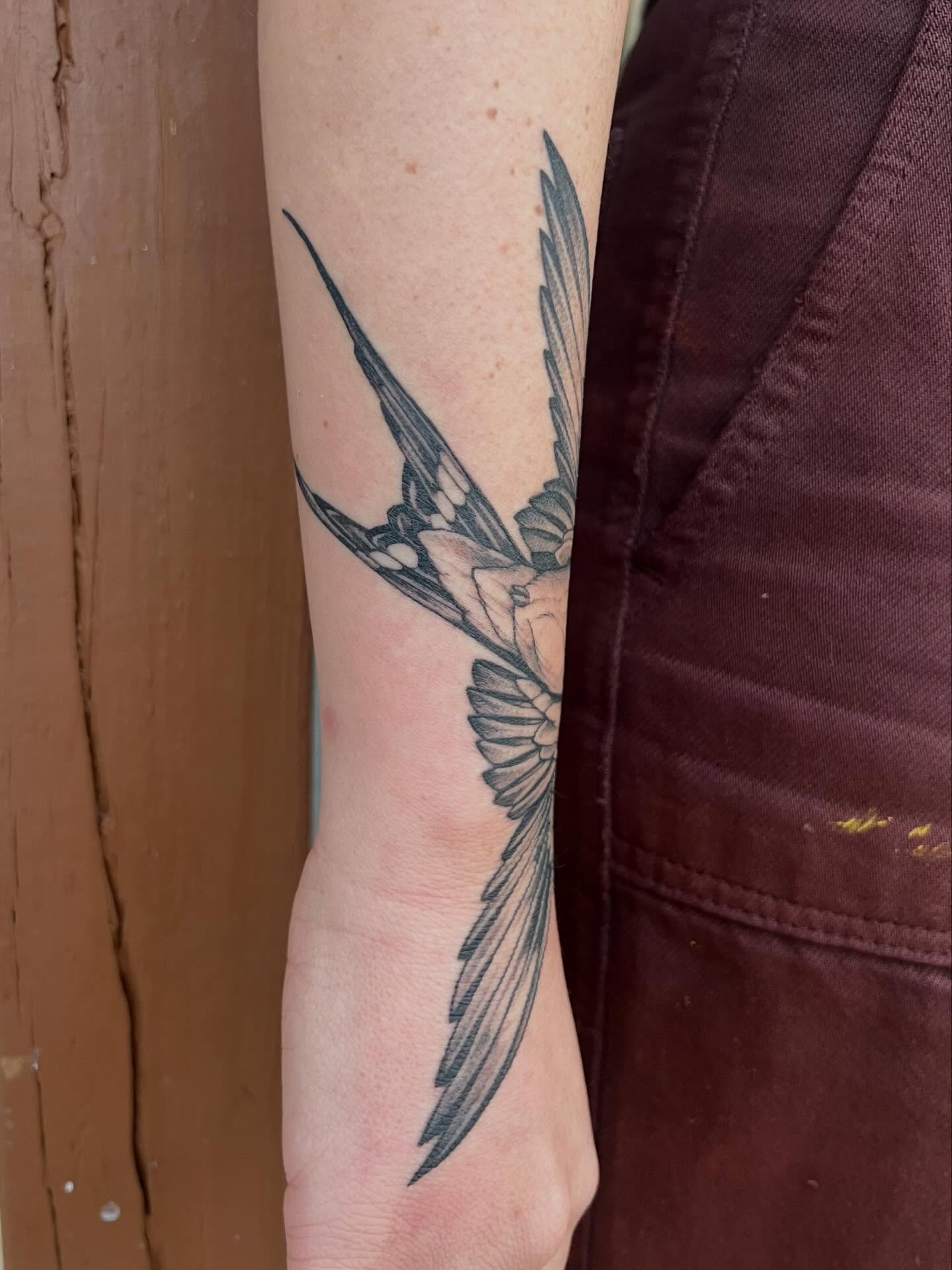 Tattoo by @zoeloutattoo — black_and_grey