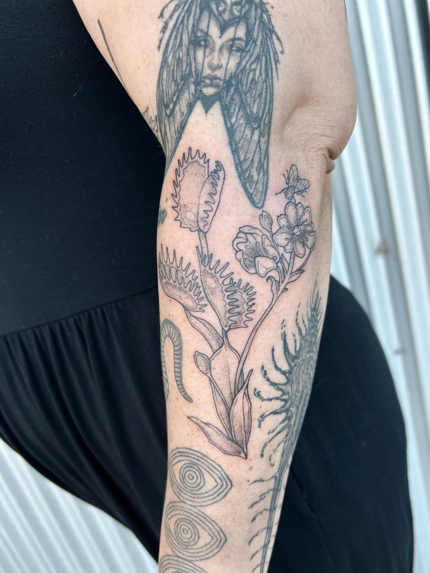 Tattoo by @littlebird_ink — black_and_grey