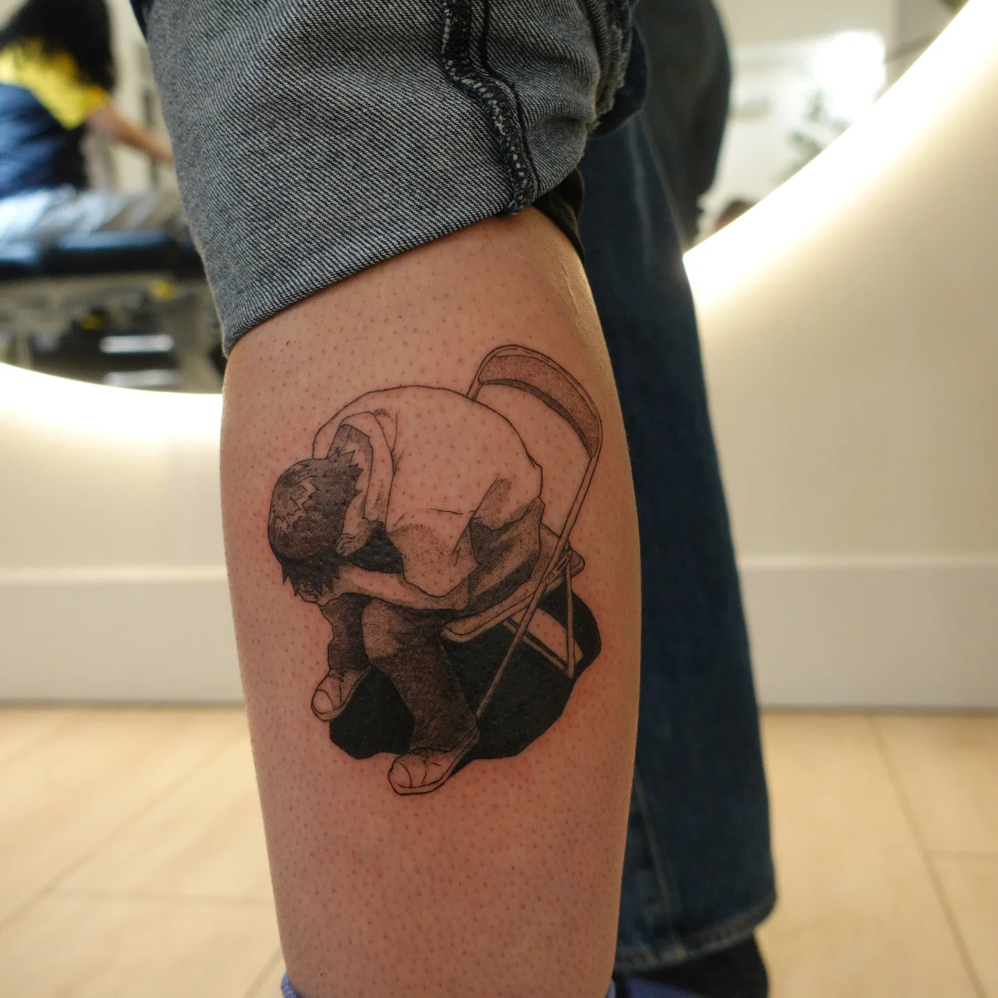 Tattoo by @marienettes_ — dotwork