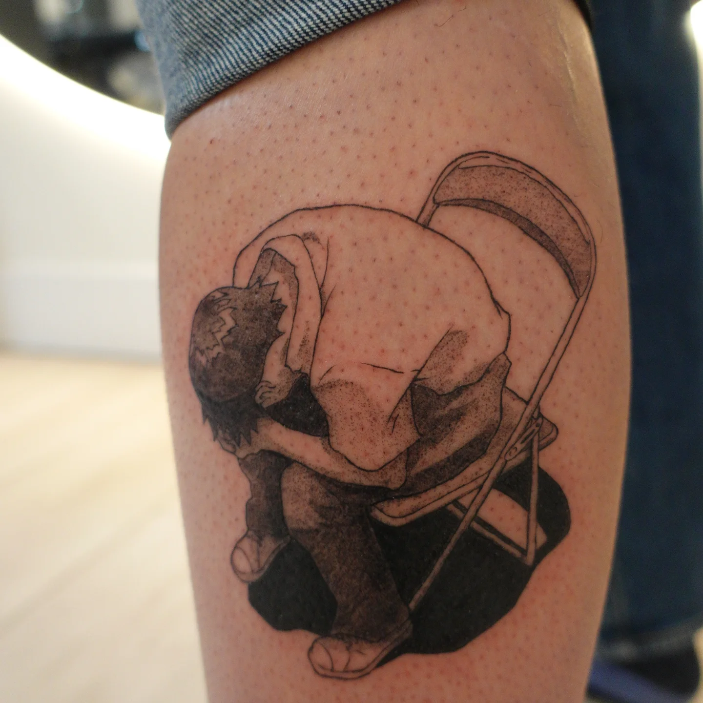 Tattoo by @marienettes_ — dotwork