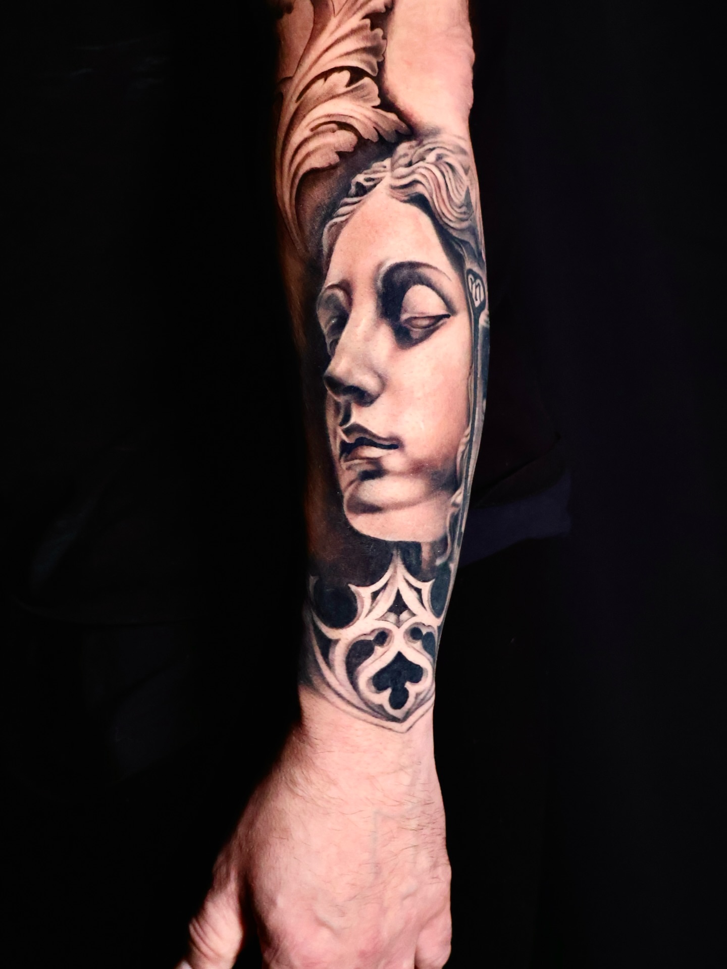 Tattoo by @reep_art_renditions — realism, black_and_grey