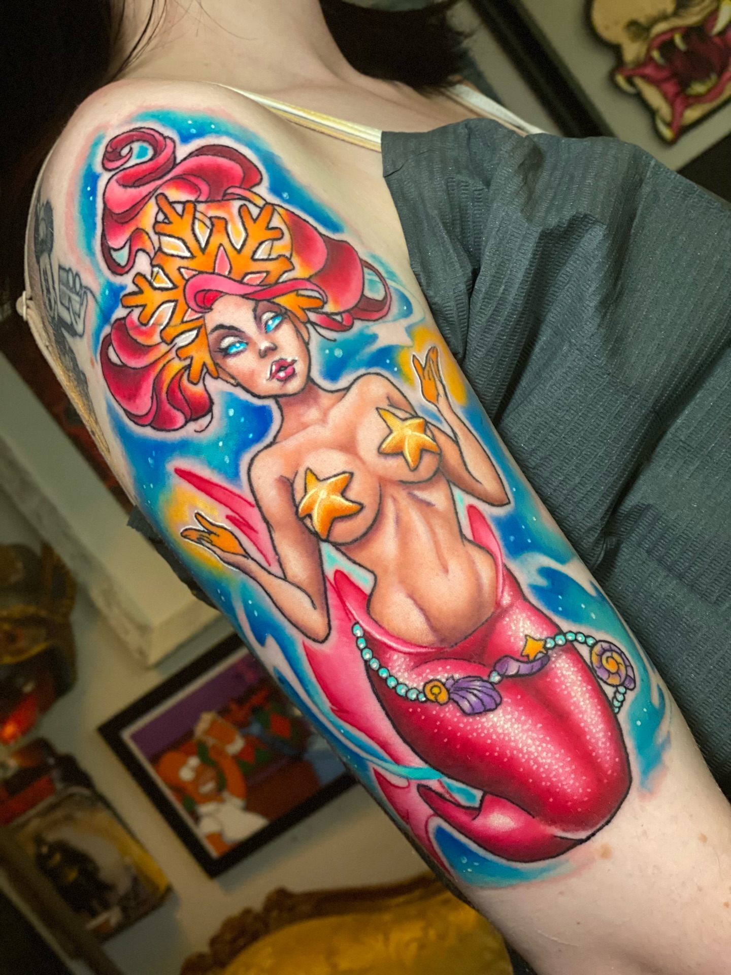 Tattoo by @krampusssytattoo — new_school, illustrative