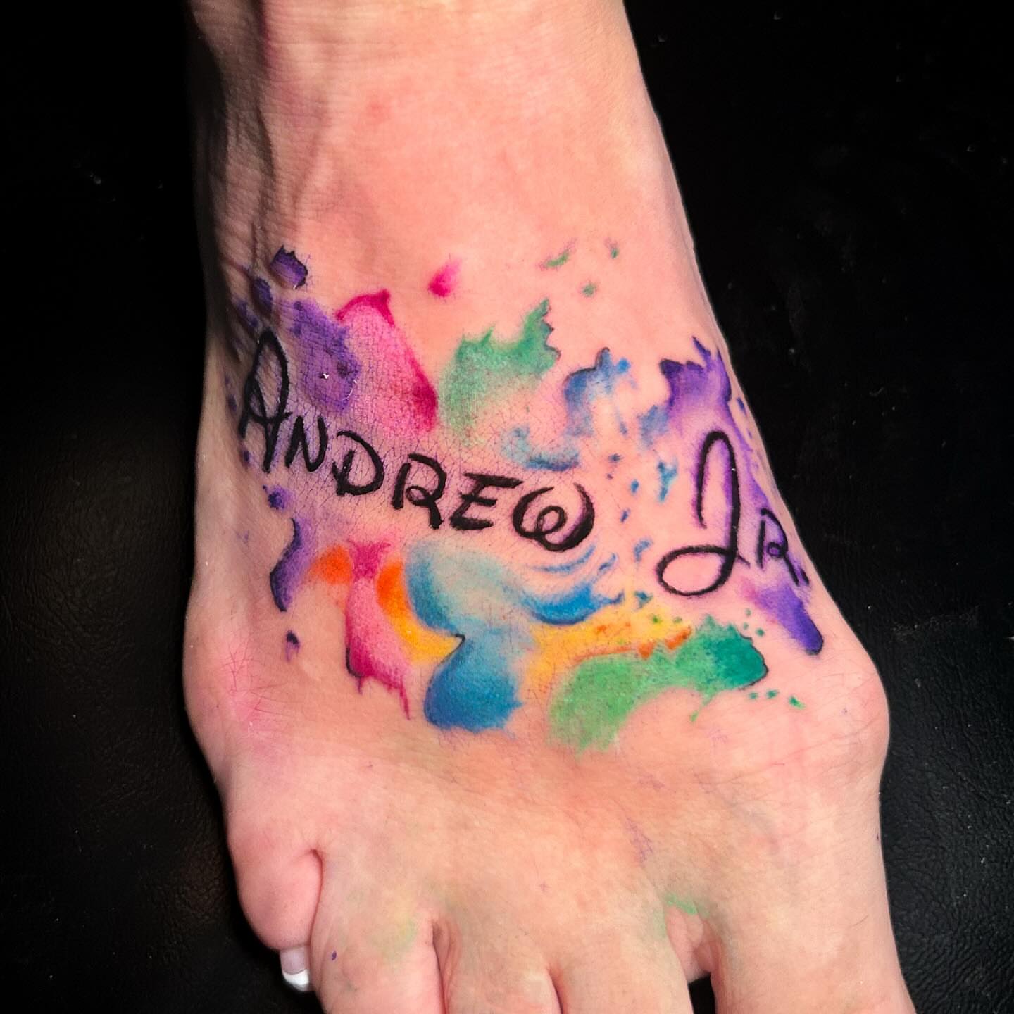 Tattoo by @maiapizarro_art — watercolor