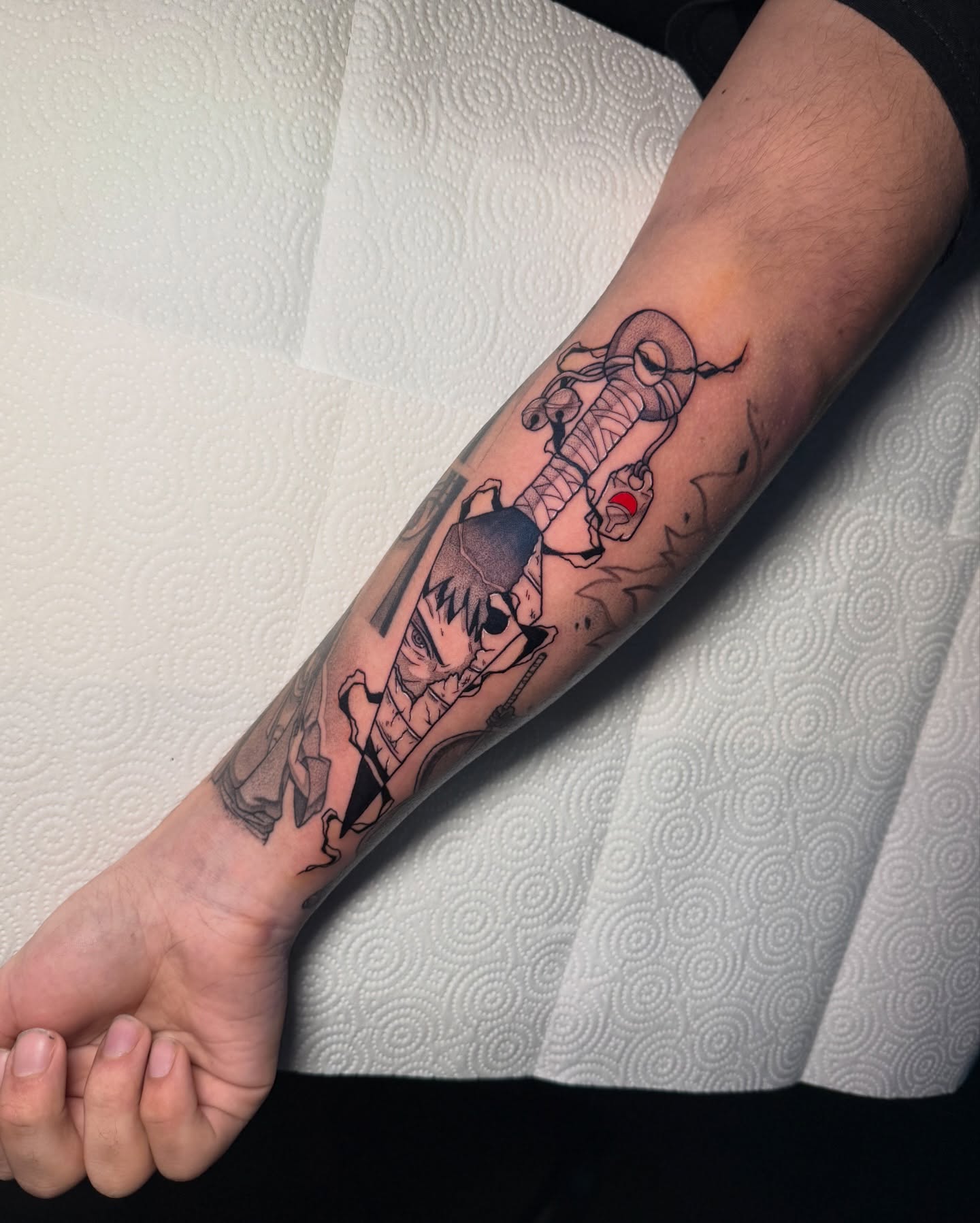 Tattoo by @create.inks — anime