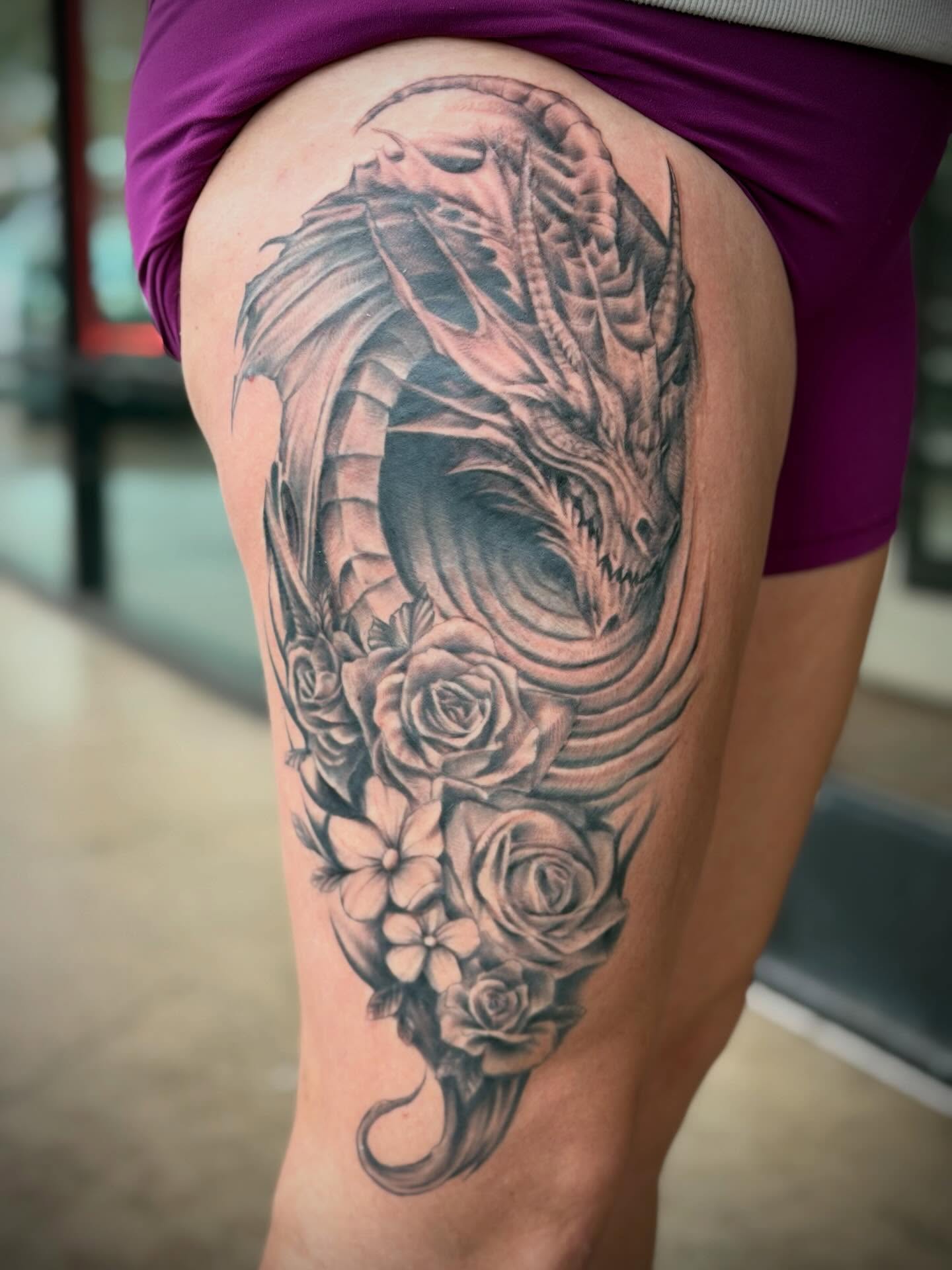Tattoo by @kluch_tattoo — black_and_grey, realism