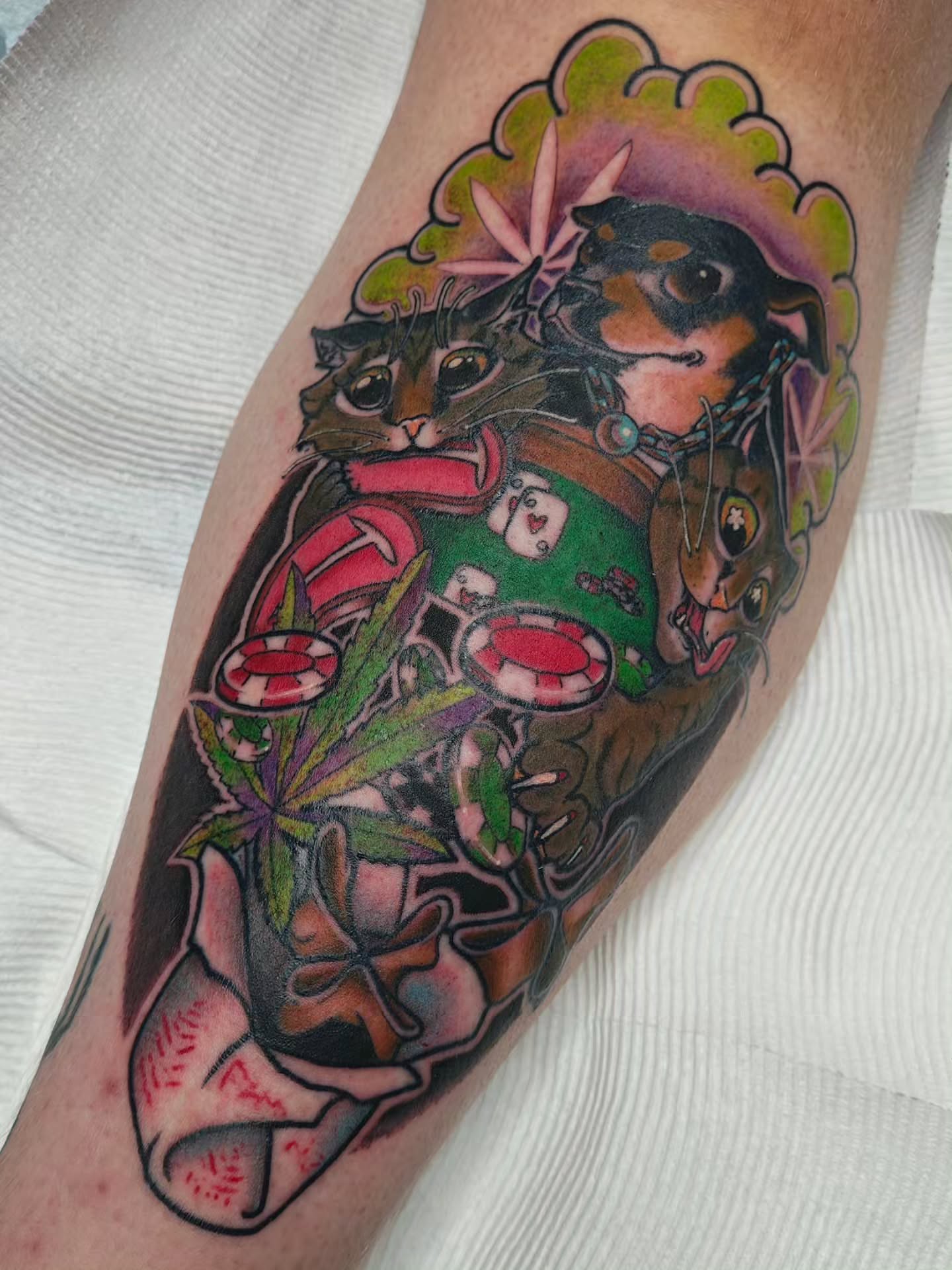 Tattoo by @leximakestattoos — american_traditional, dotwork