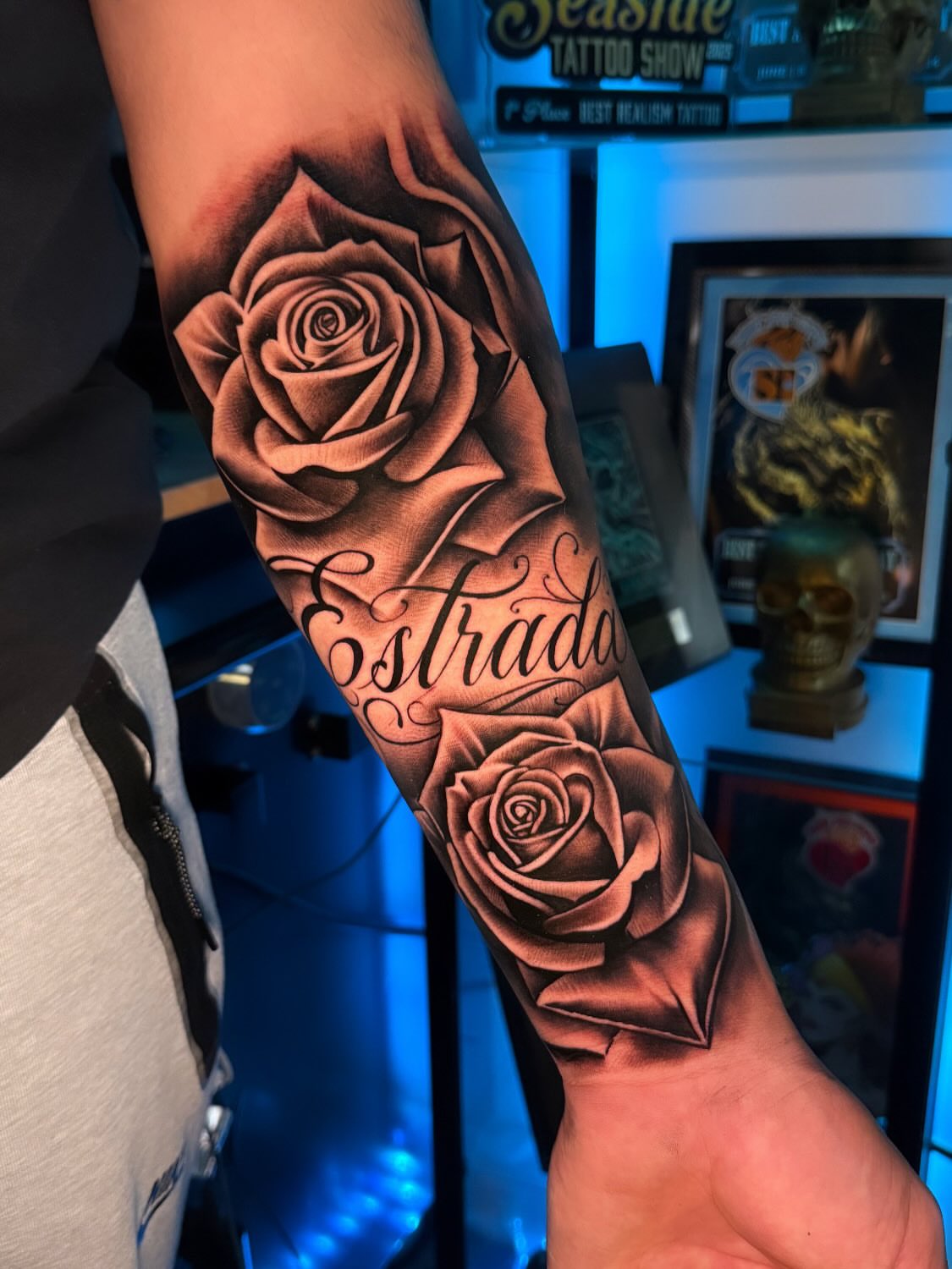 Tattoo by @aleks_tat2 — realism, black_and_grey