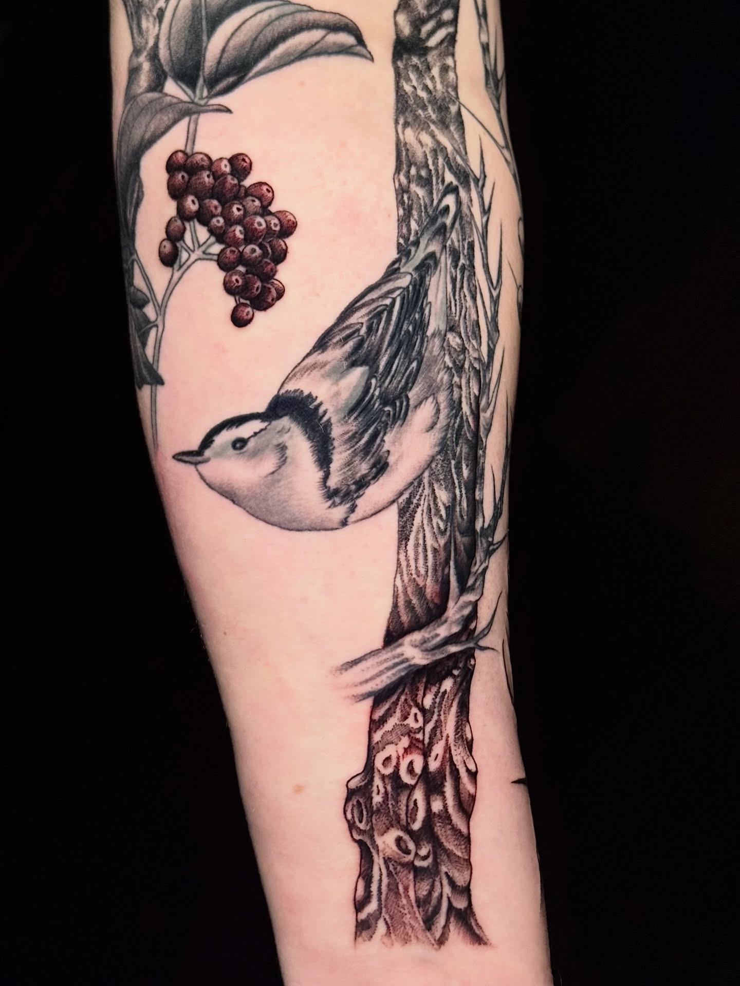 Tattoo by @amberbananafish — realism, black_and_grey