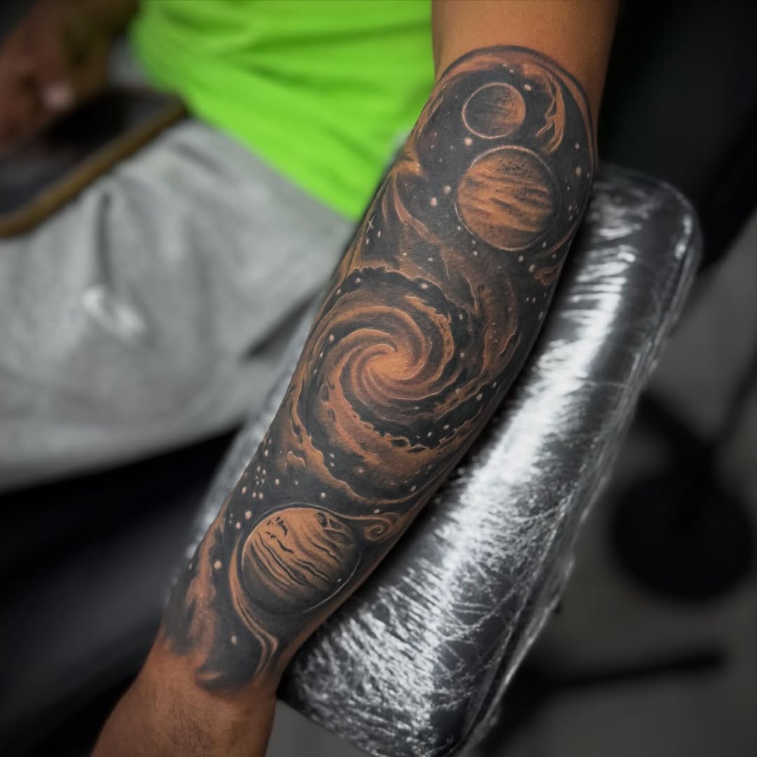 Tattoo by @mcglonetattoos — realism, black_and_grey