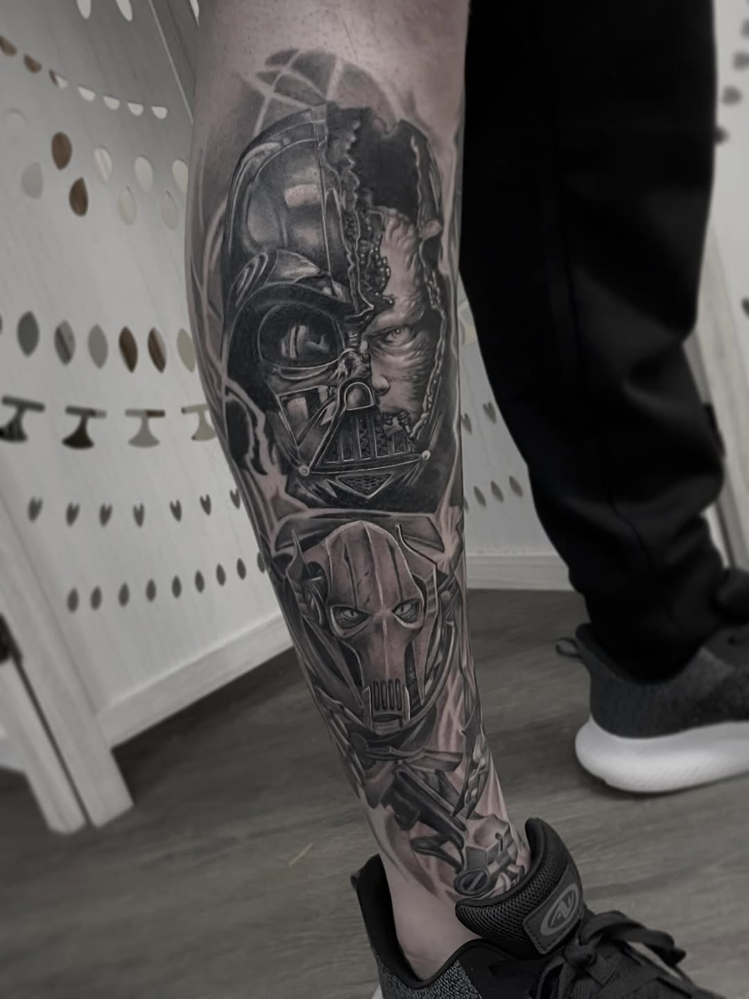 Tattoo by @hudslim — realism, black_and_grey