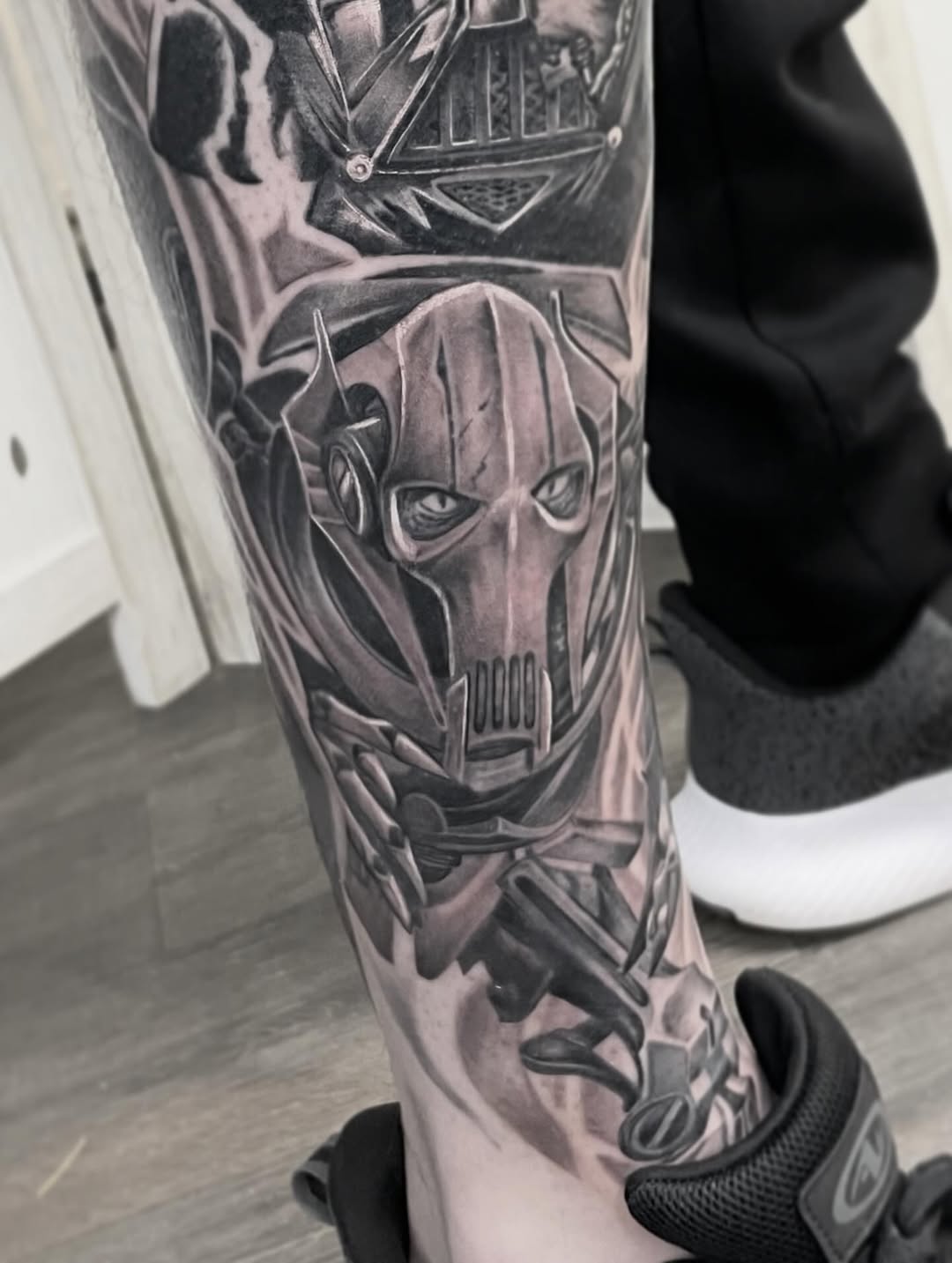 Tattoo by @hudslim — realism, black_and_grey