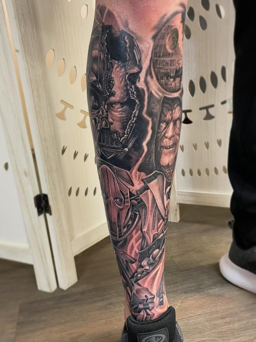 Tattoo by @hudslim — realism, black_and_grey