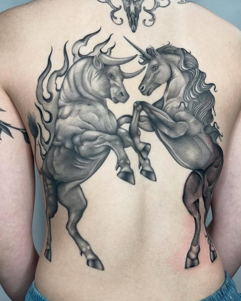 Tattoo by @tiyannagarlic — realism, black_and_grey