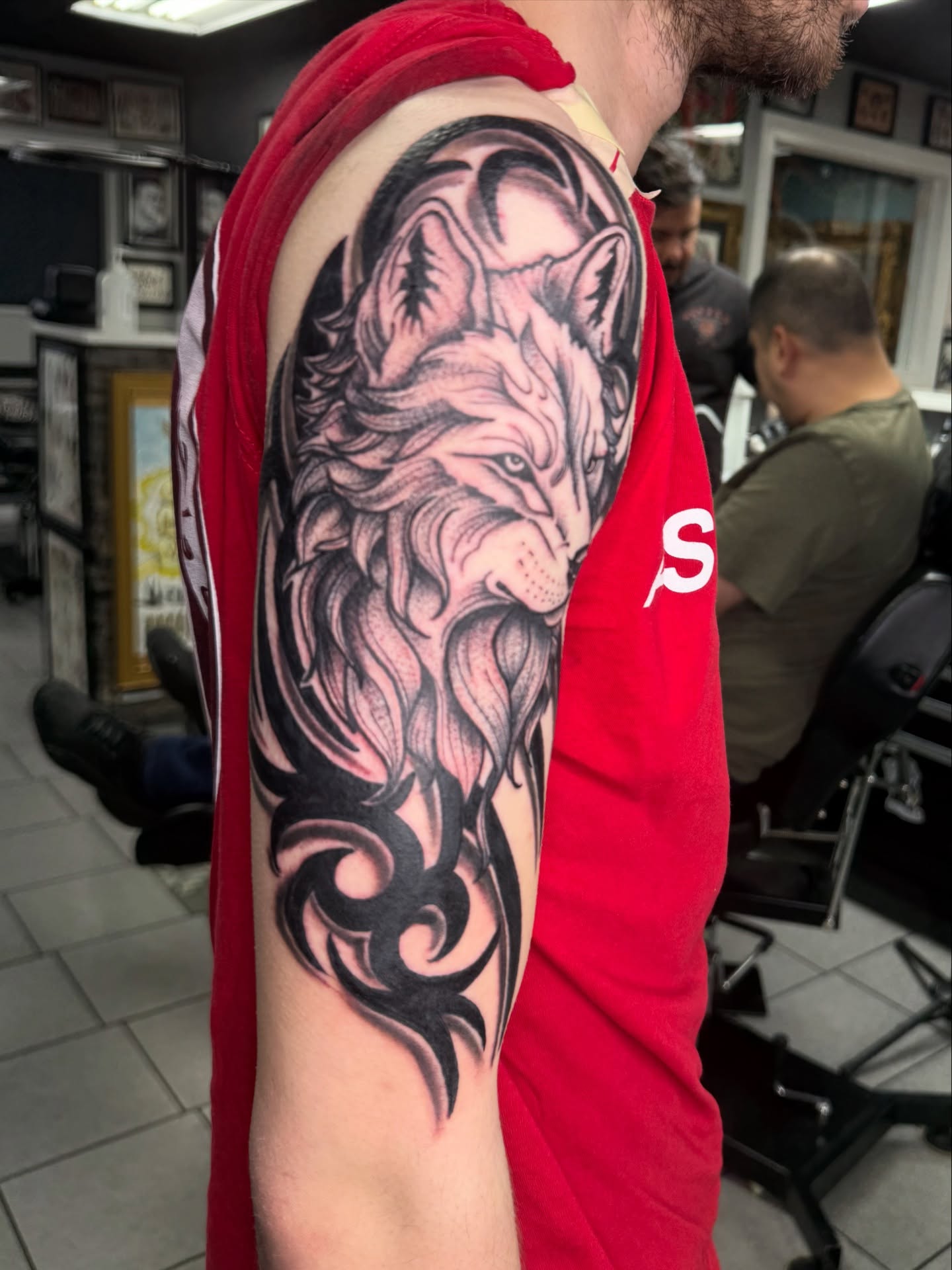 Tattoo by @artbyb_sitc — black_and_grey, tribal