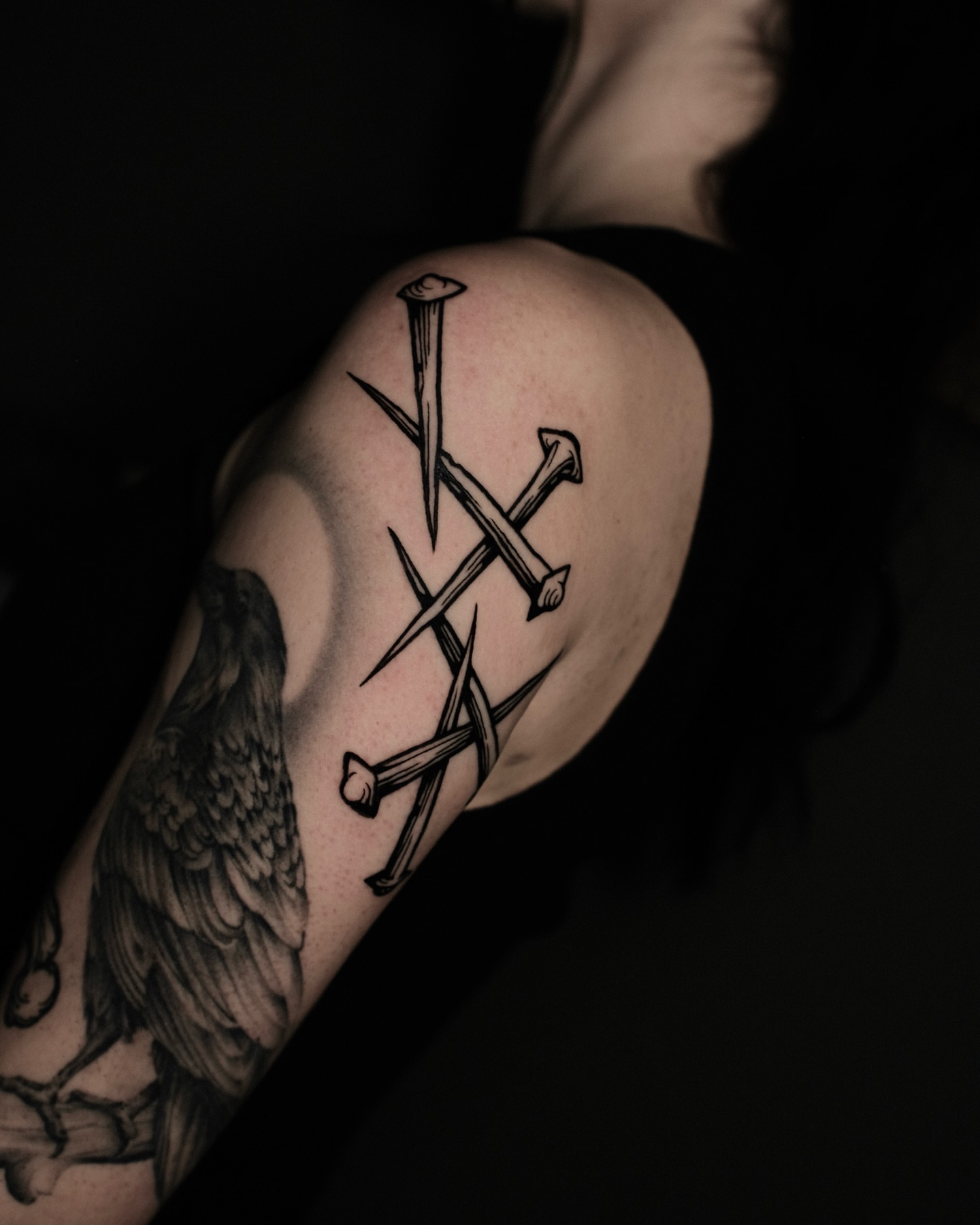 Tattoo by @staydoomed — black_and_grey