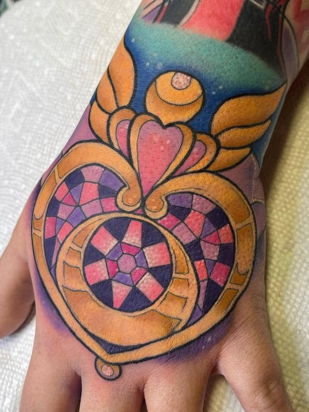 Tattoo by @hood_4_lifetattoos — geometric, illustrative