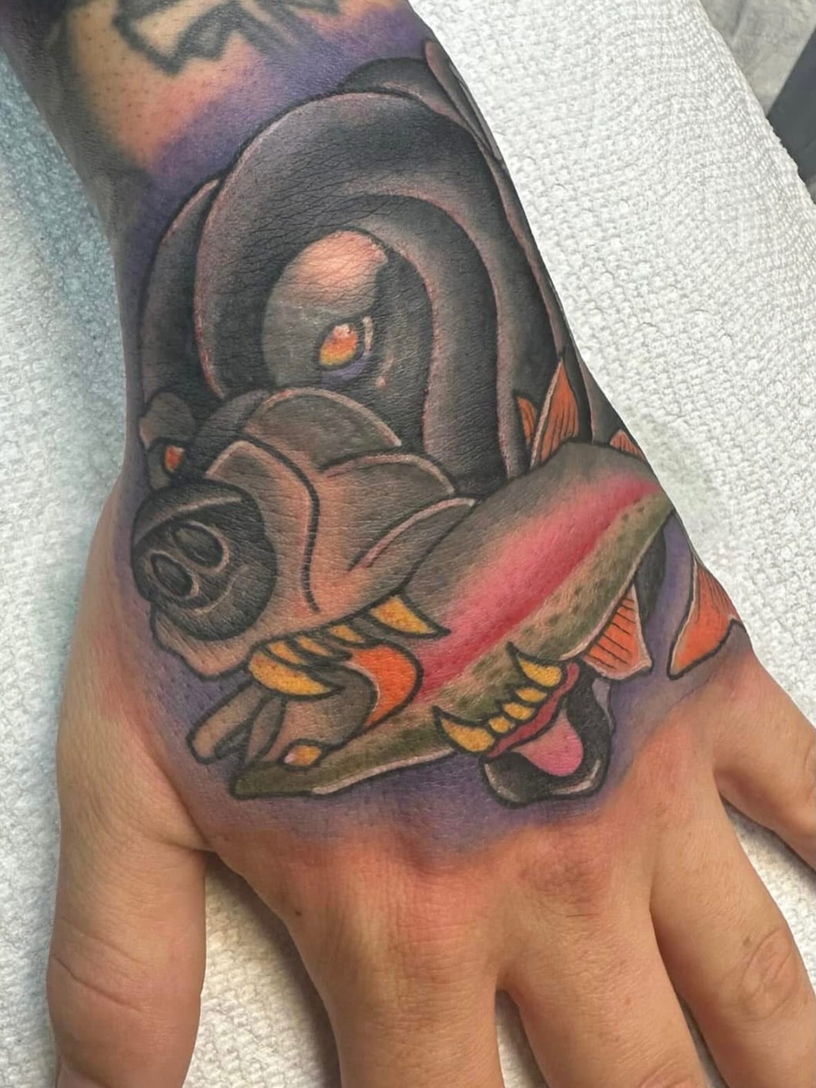 Tattoo by @hood_4_lifetattoos — american_traditional, dotwork