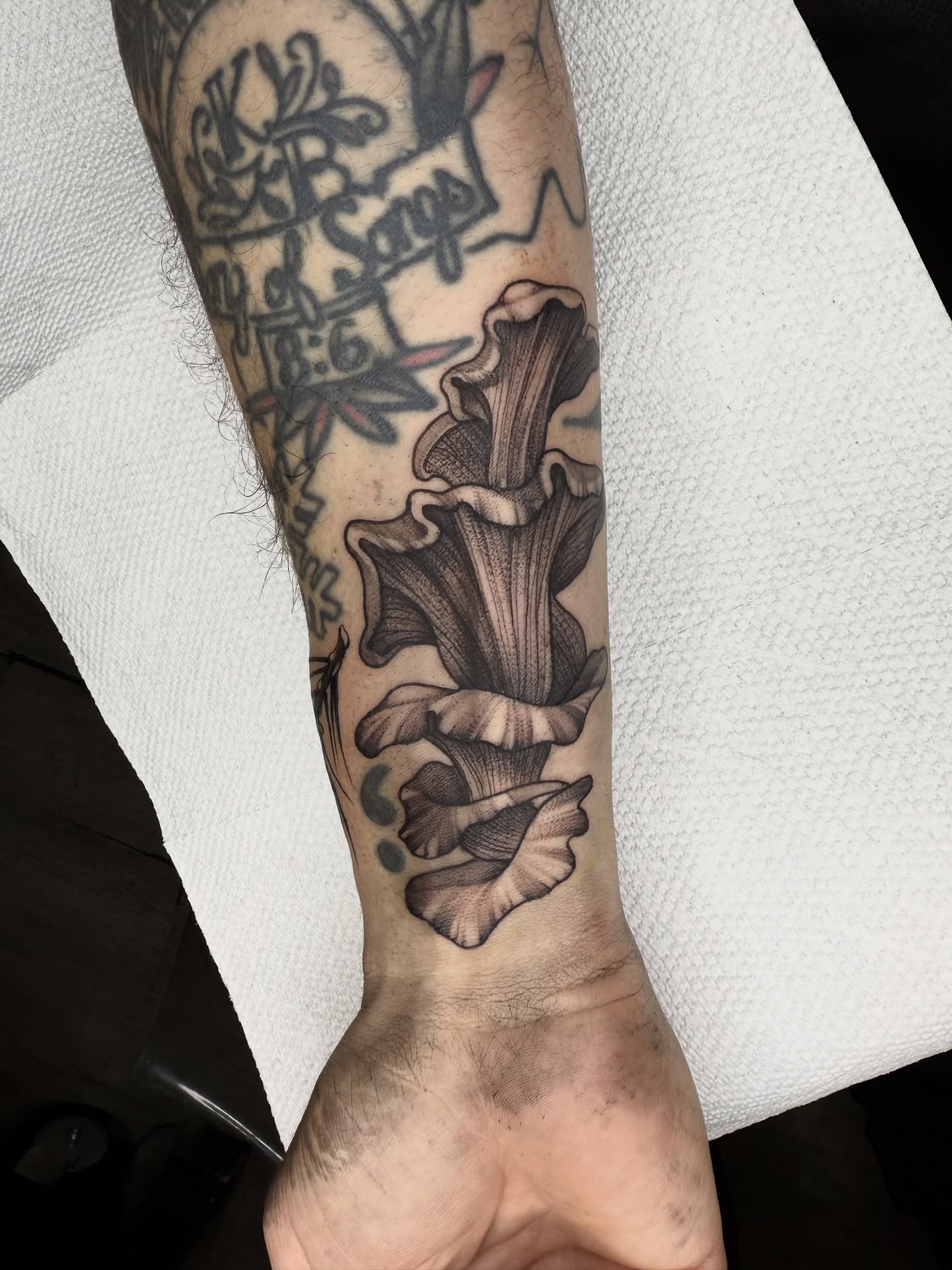 Tattoo by @joe_webbytattoos — black_and_grey