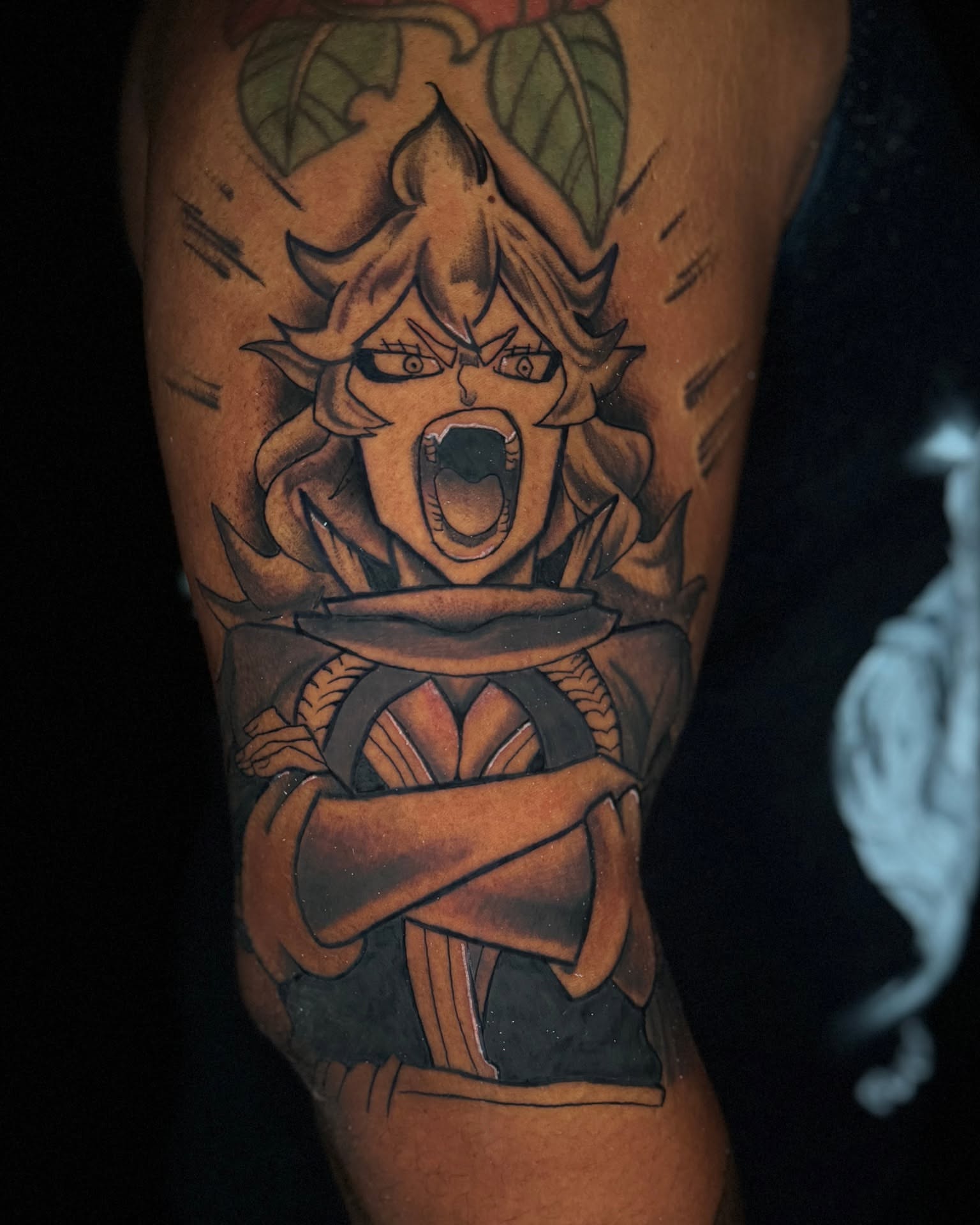 Tattoo by @rhae_ology — anime