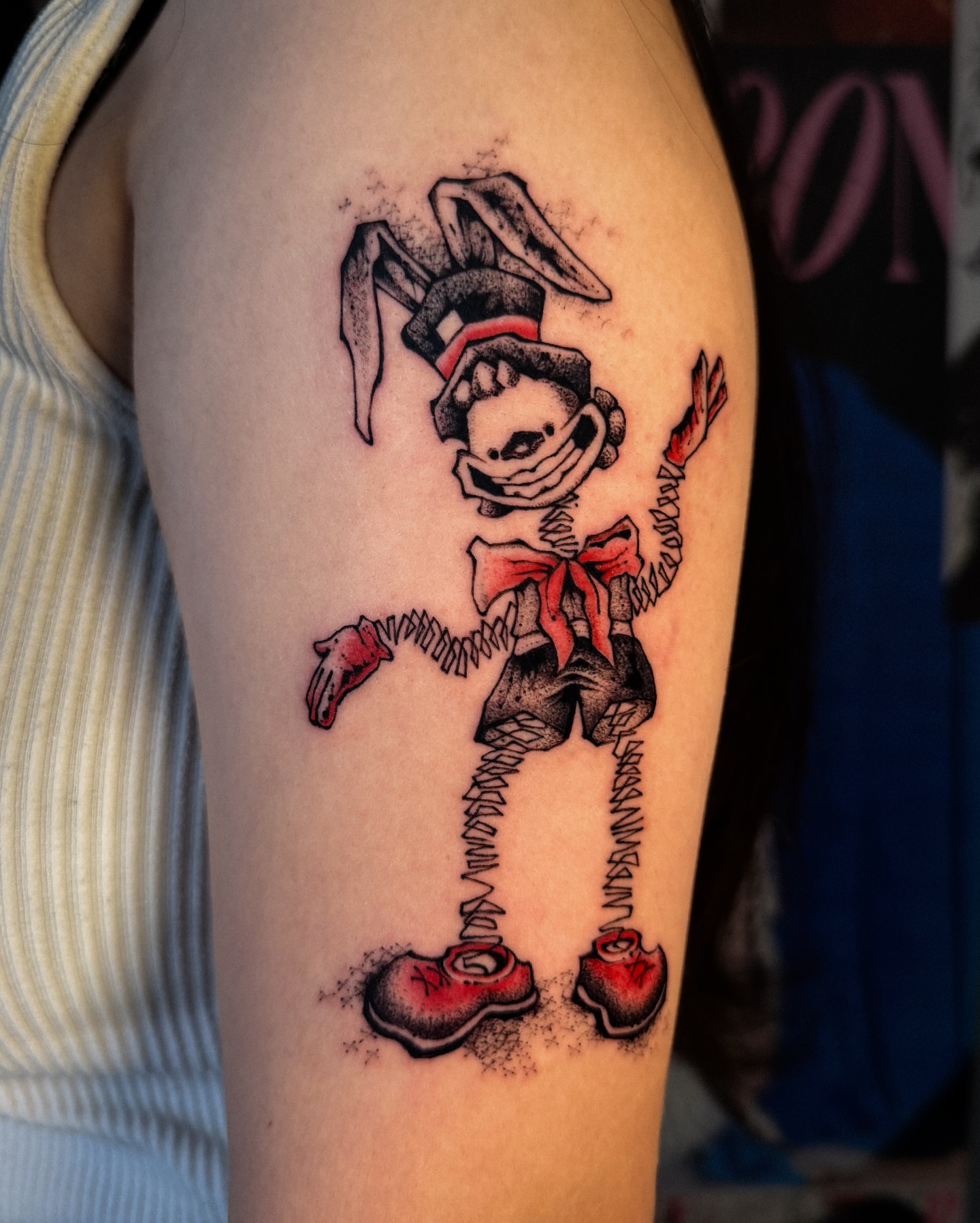 Rag doll American traditional tattoo on the forearm by мια ѕυη