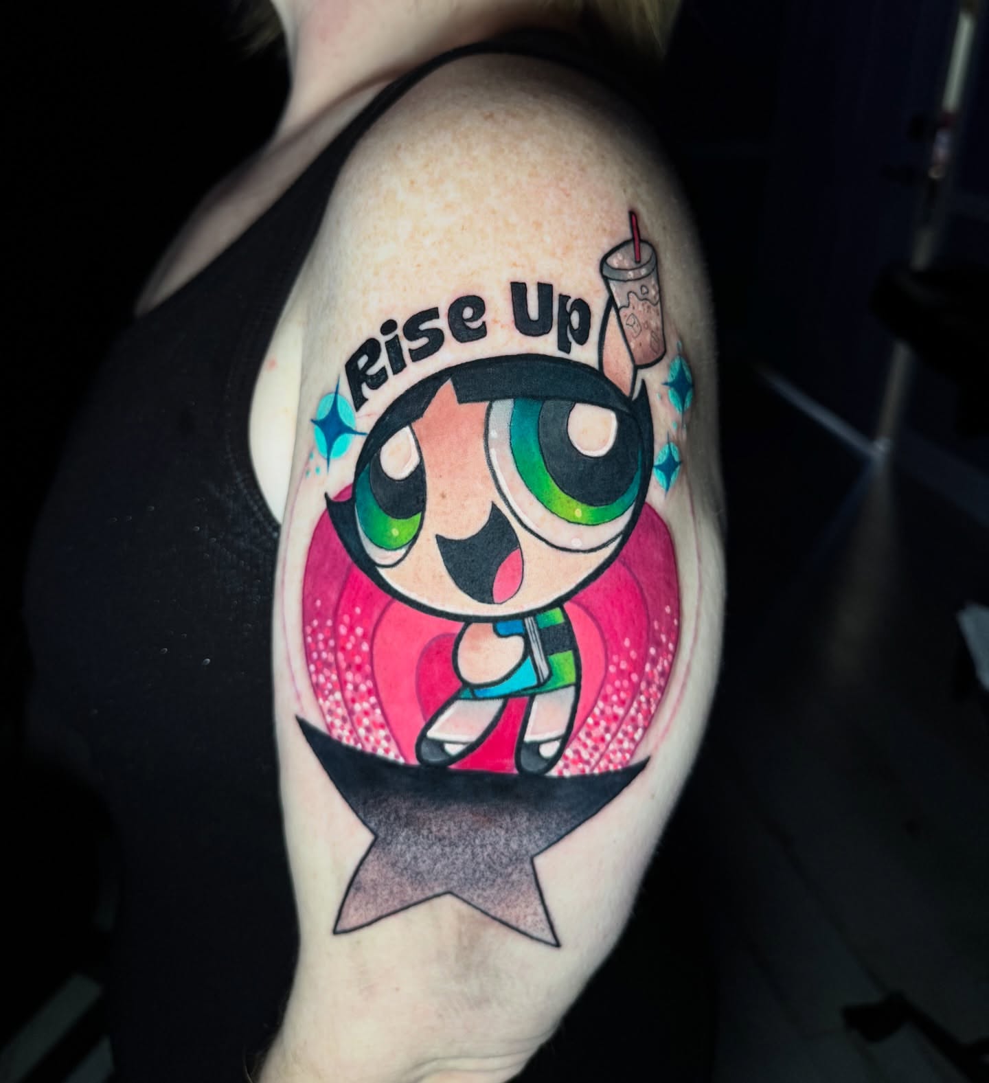 Tattoo by @cattlynnrose — dotwork
