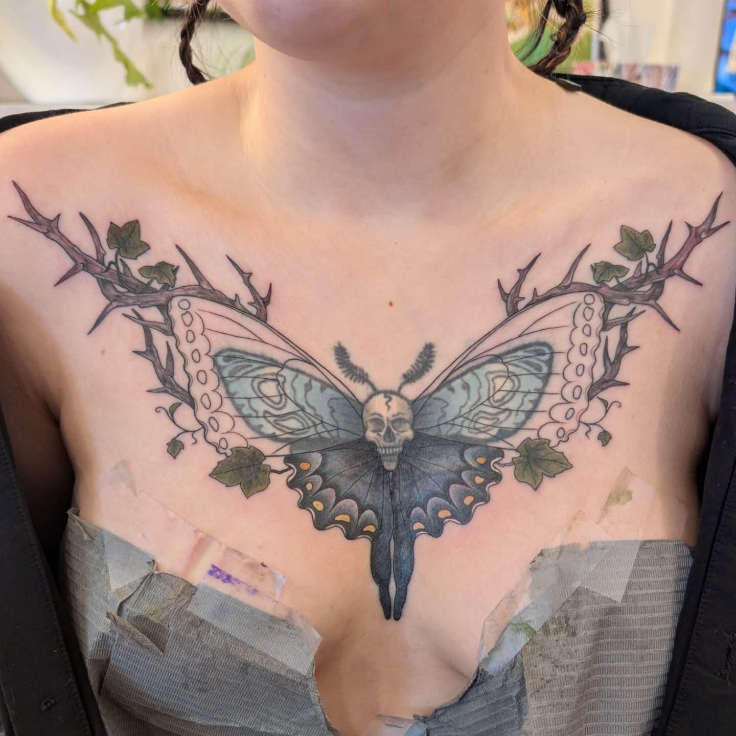Tattoo by @mothandflametattoos — dark_realism, ornamental