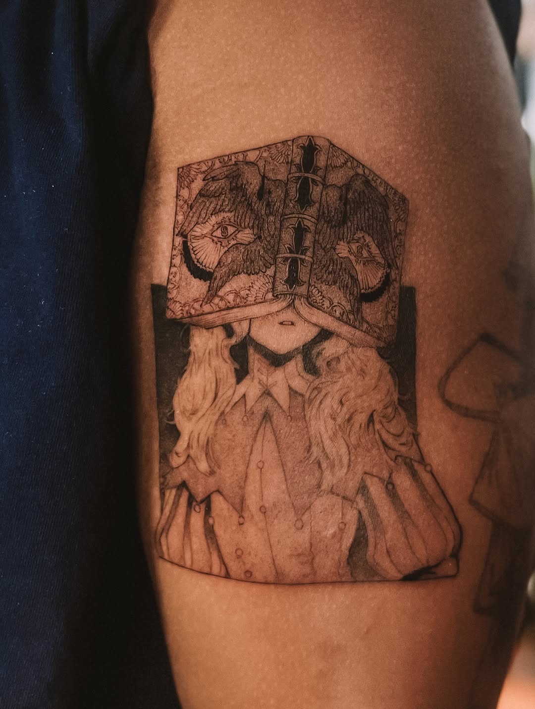 Tattoo by @sebrinapham — black_and_grey, illustrative