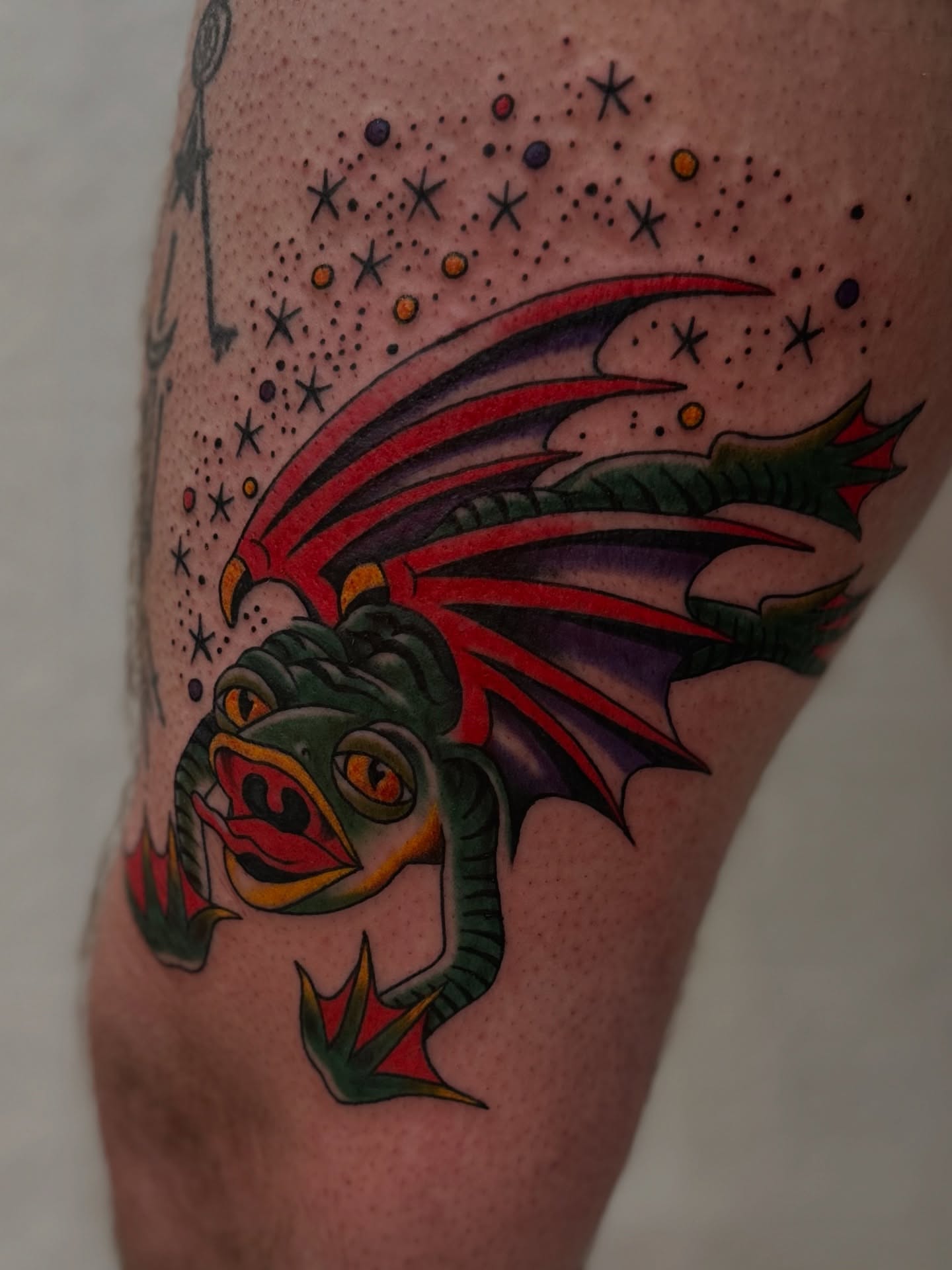 Tattoo by @stacyfevinger — dotwork
