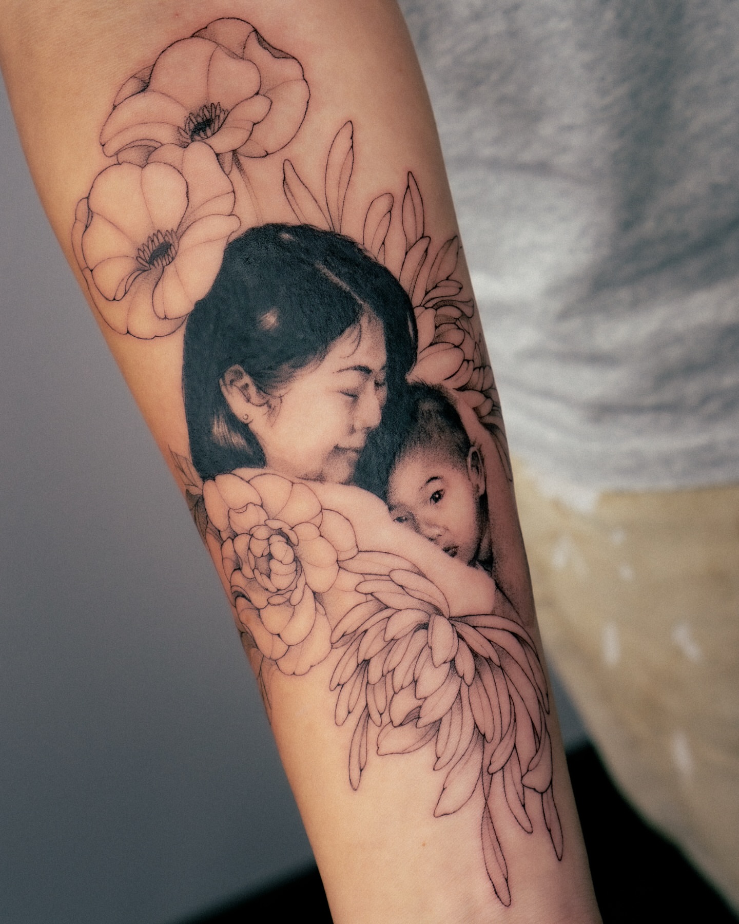 Tattoo by @sagodripp — realism, black_and_grey