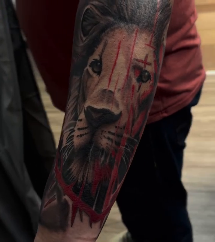 Tattoo by @itscalebbattles — realism, black_and_grey