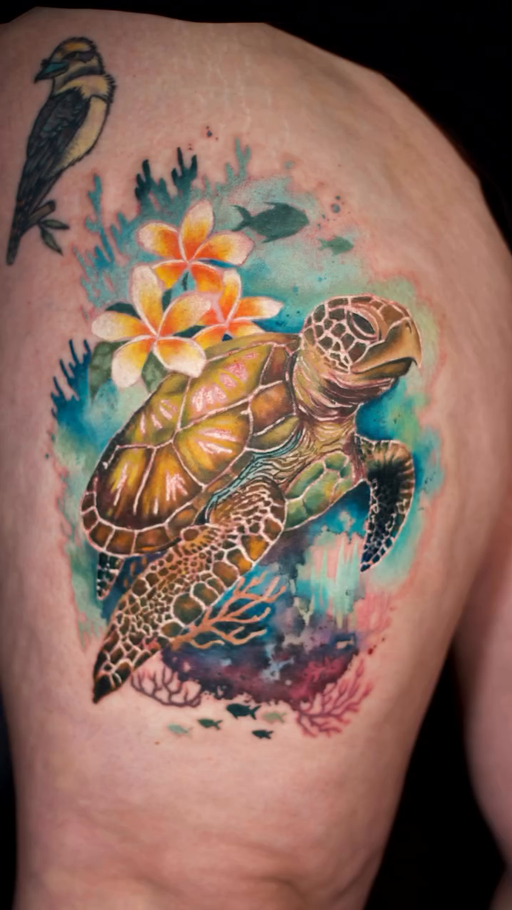 Tattoo by @inkyoursoul — realism, watercolor