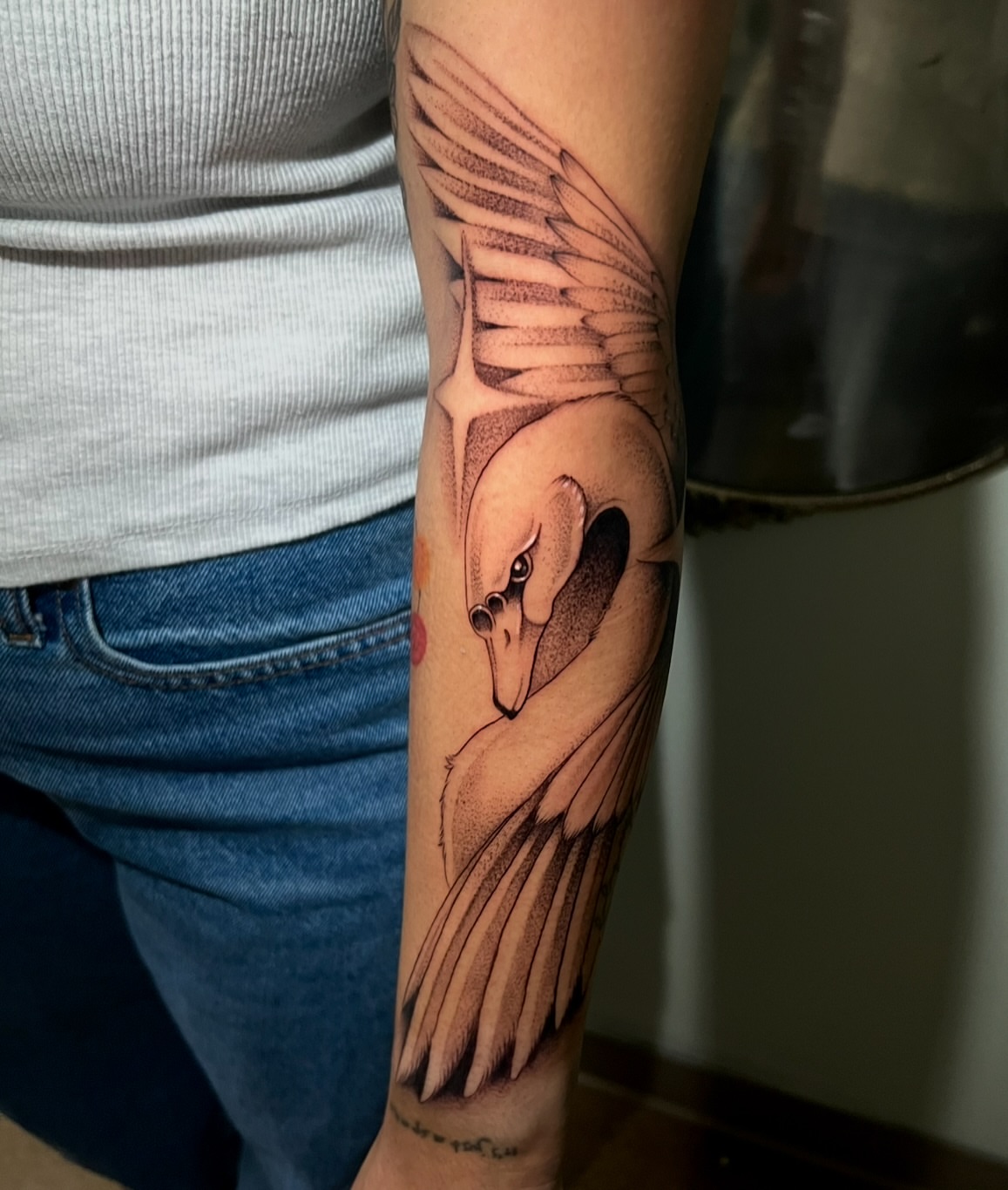 Tattoo by @tatsbysass — dotwork