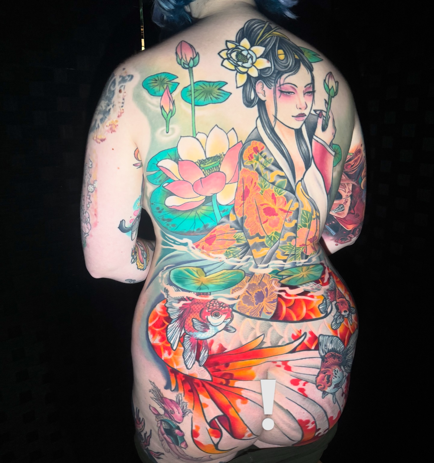 Geisha japanese irezumi tattoo on the back by Mary Blake Tattoos, Franklin, Tennessee