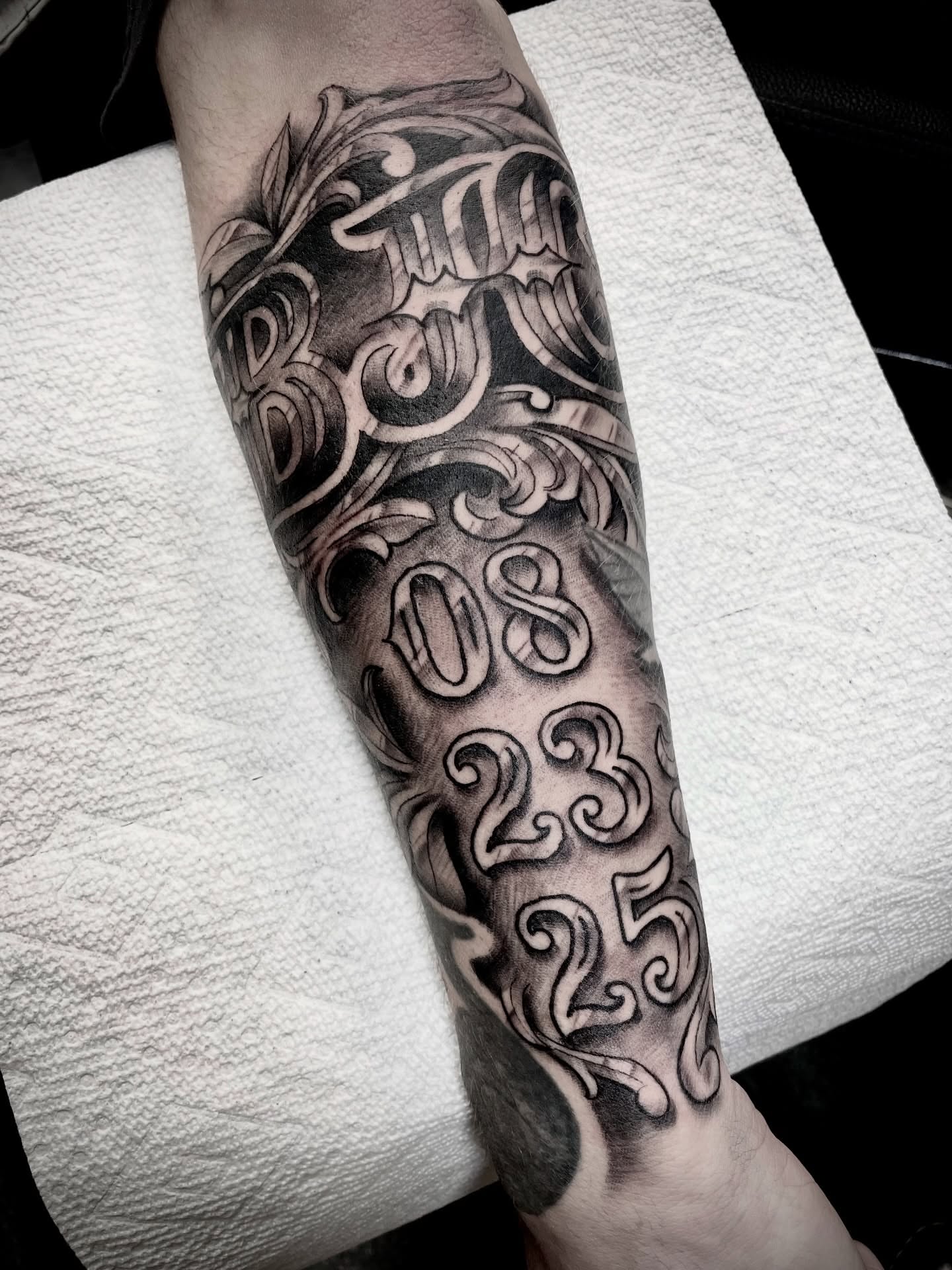 Tattoo by @jasonansley — lettering_script