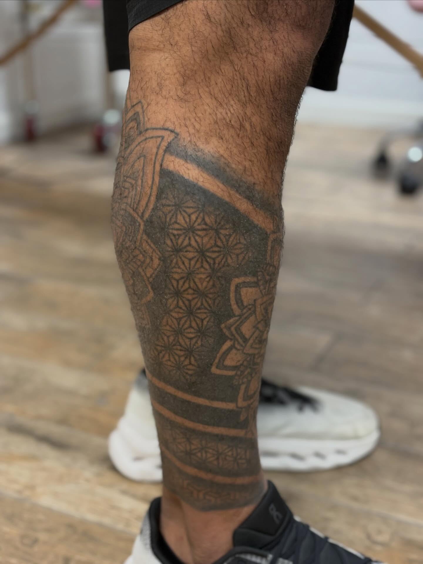 Tattoo by @dustintouchton — geometric