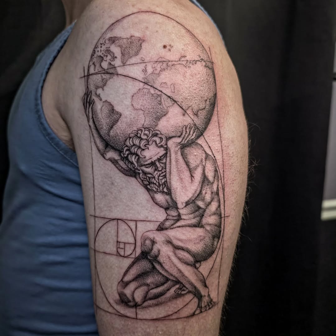 Tattoo by @quiet_rebel_artistry โ realism, geometric