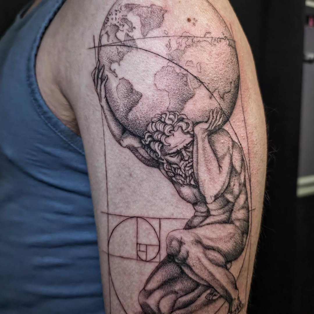 Tattoo by @quiet_rebel_artistry โ black_and_grey, geometric