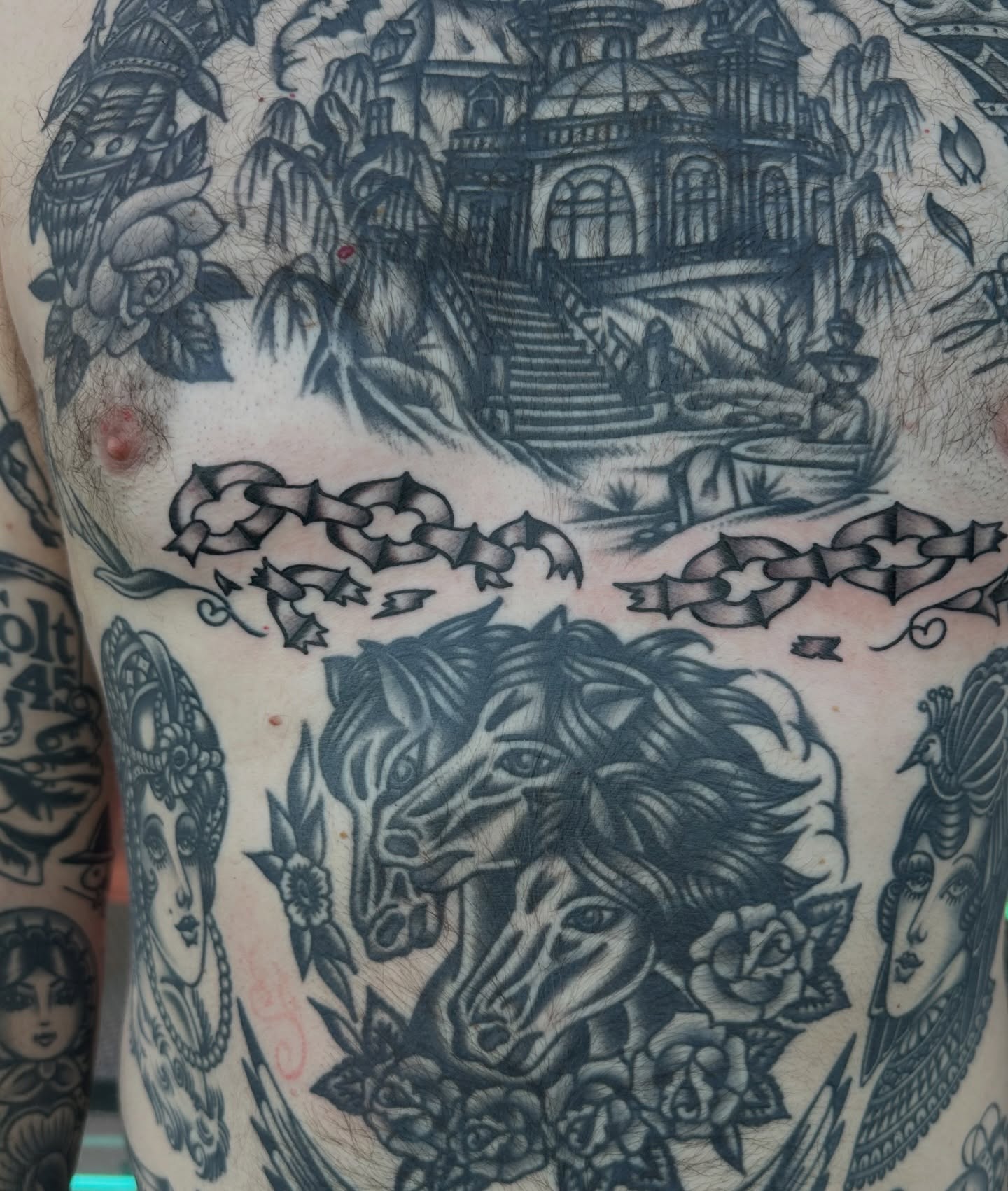 Tattoo by @bonhommetattoo — american_traditional, black_and_grey