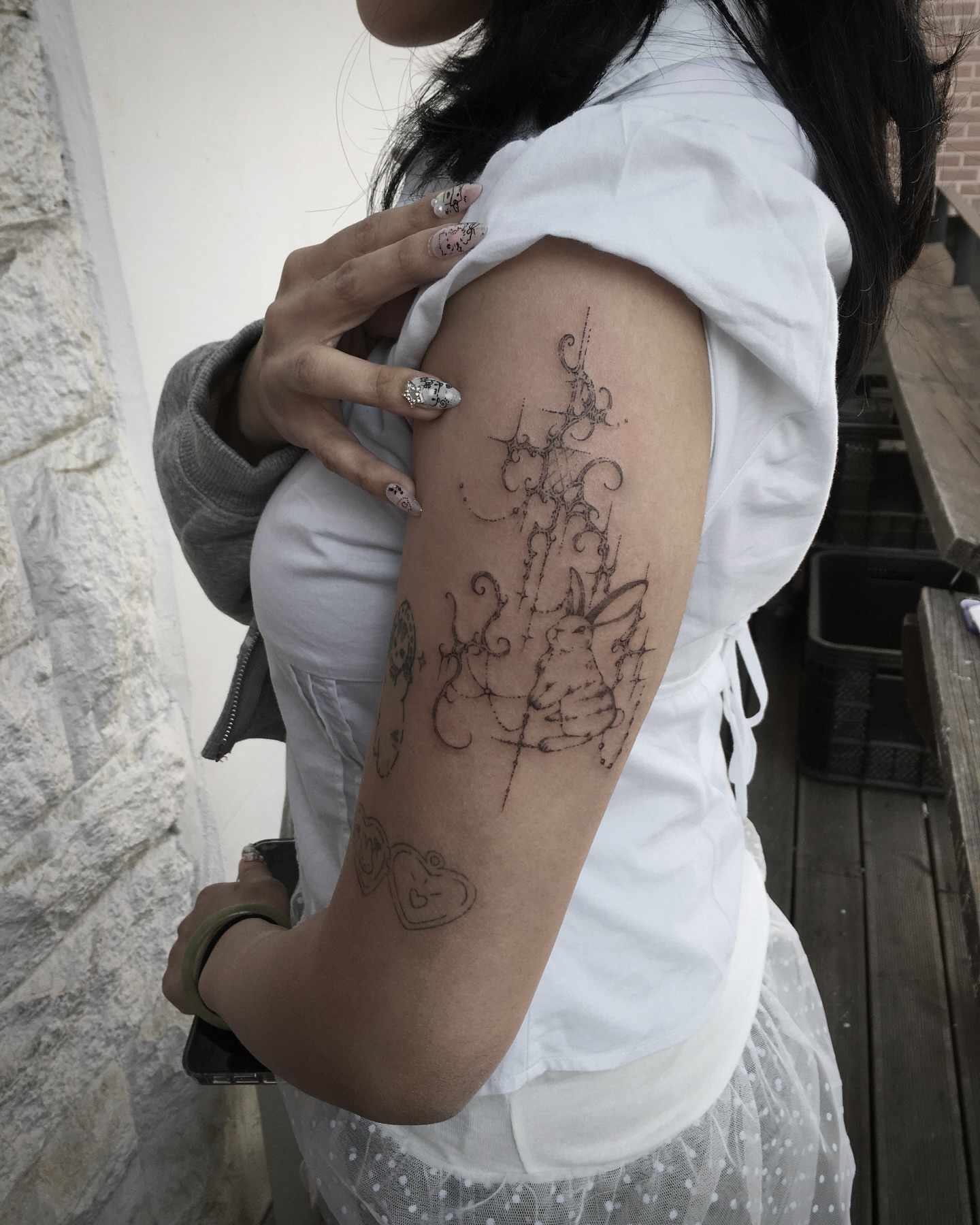 Tattoo by @keeshetattoo โ black_and_grey