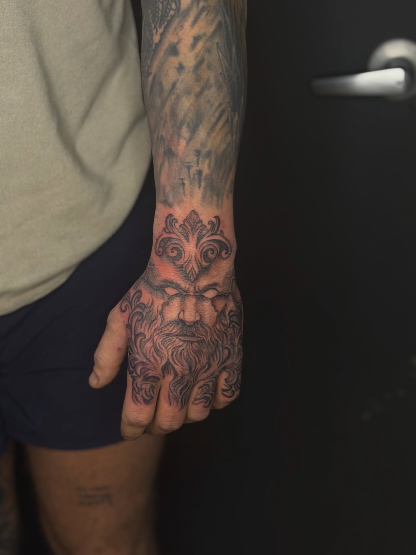 Tattoo by @artbyannistyn — black_and_grey, realism