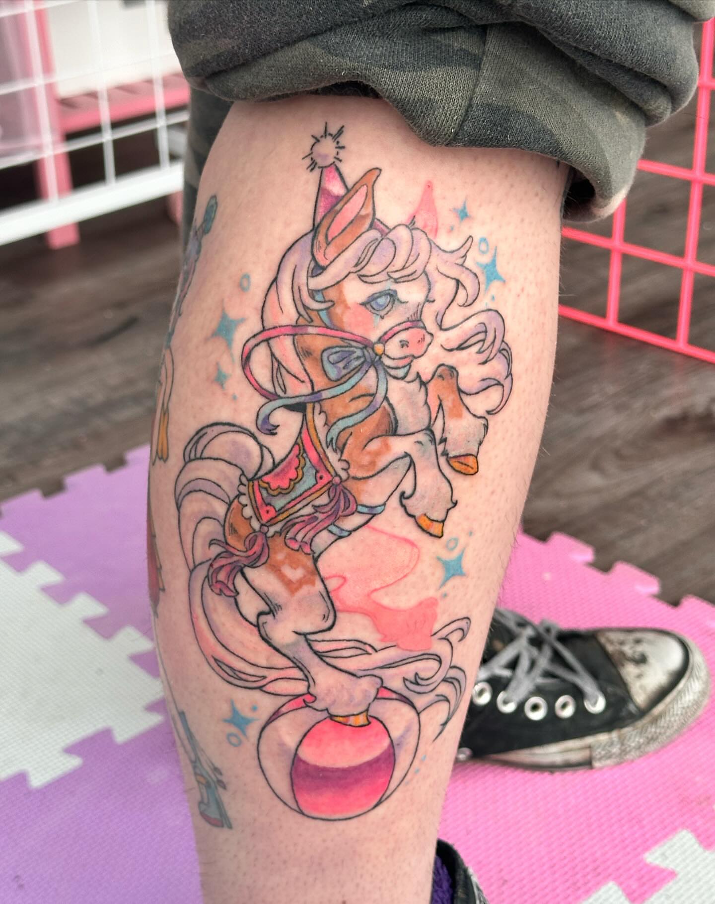 Tattoo by @pinbug — watercolor, illustrative
