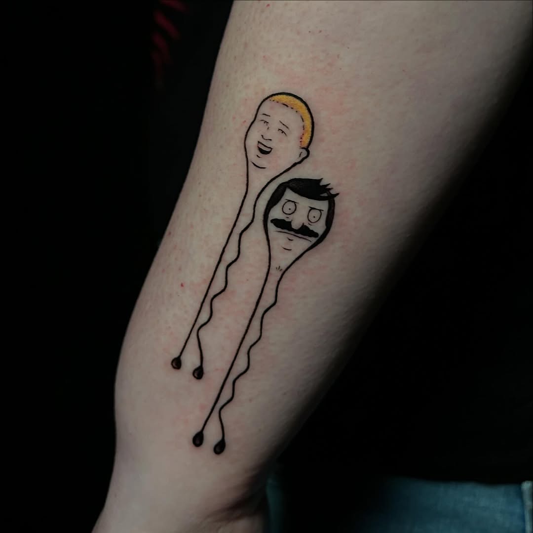 Tattoo by @ratgirltattoo — new_school, anime